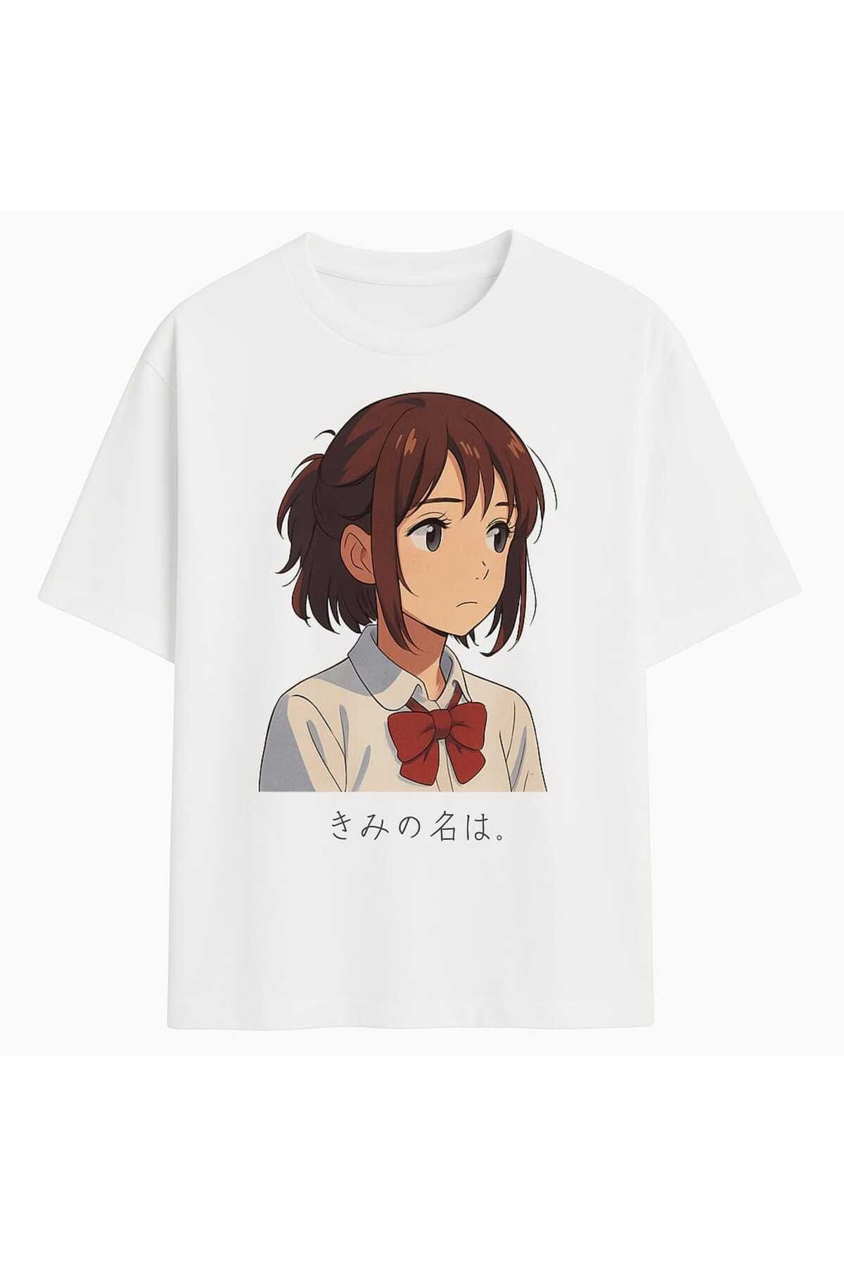 MAGORS GraffTee Unisex Pamuklu Relaxed Fit Yuvarlak Yakalı Anime Baskılı T-shirt