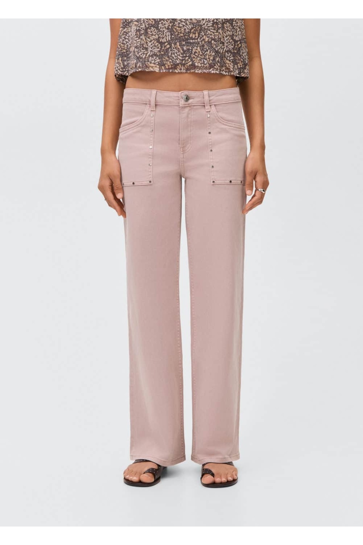 Çiçek desenli gömlek elbise