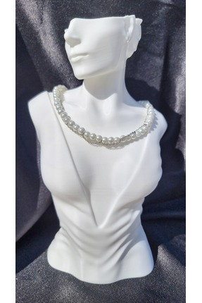 ajel İNCI ZINCİRLİ KOLYE