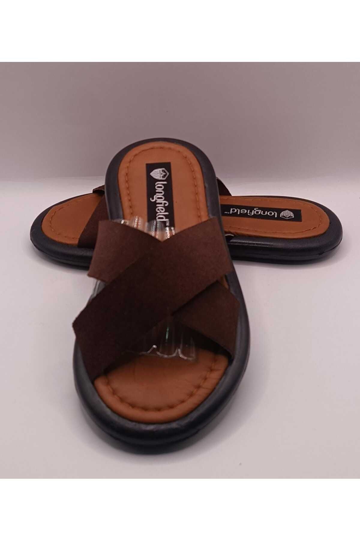 İDOL SHOES HAKİKİ DERİ KADIN ÇAPRAZ BANTLI TERLİK