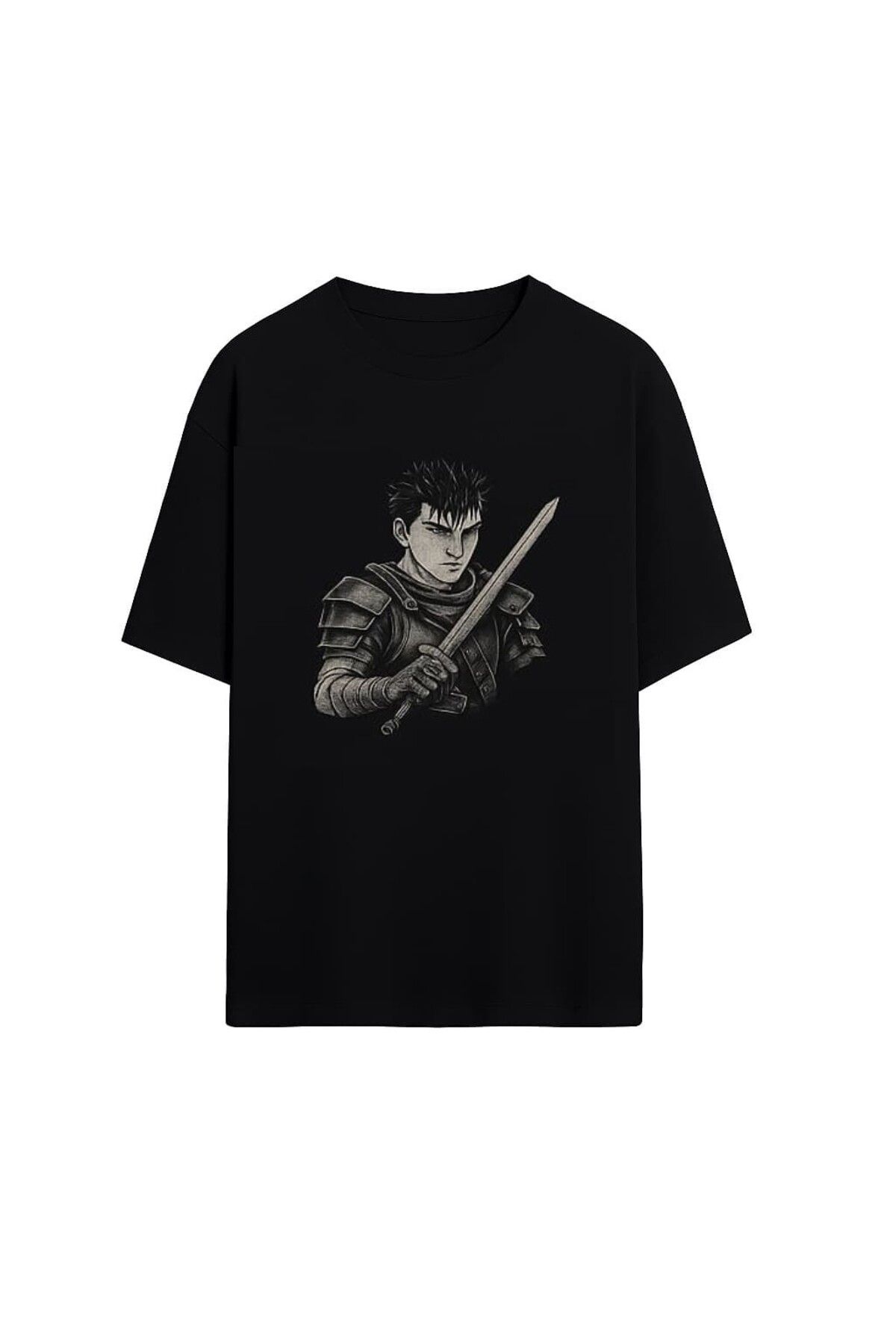 MAGORS GraffTee Unisex Pamuklu Relaxed Fit Yuvarlak Yakalı Anime Baskılı T-shirt