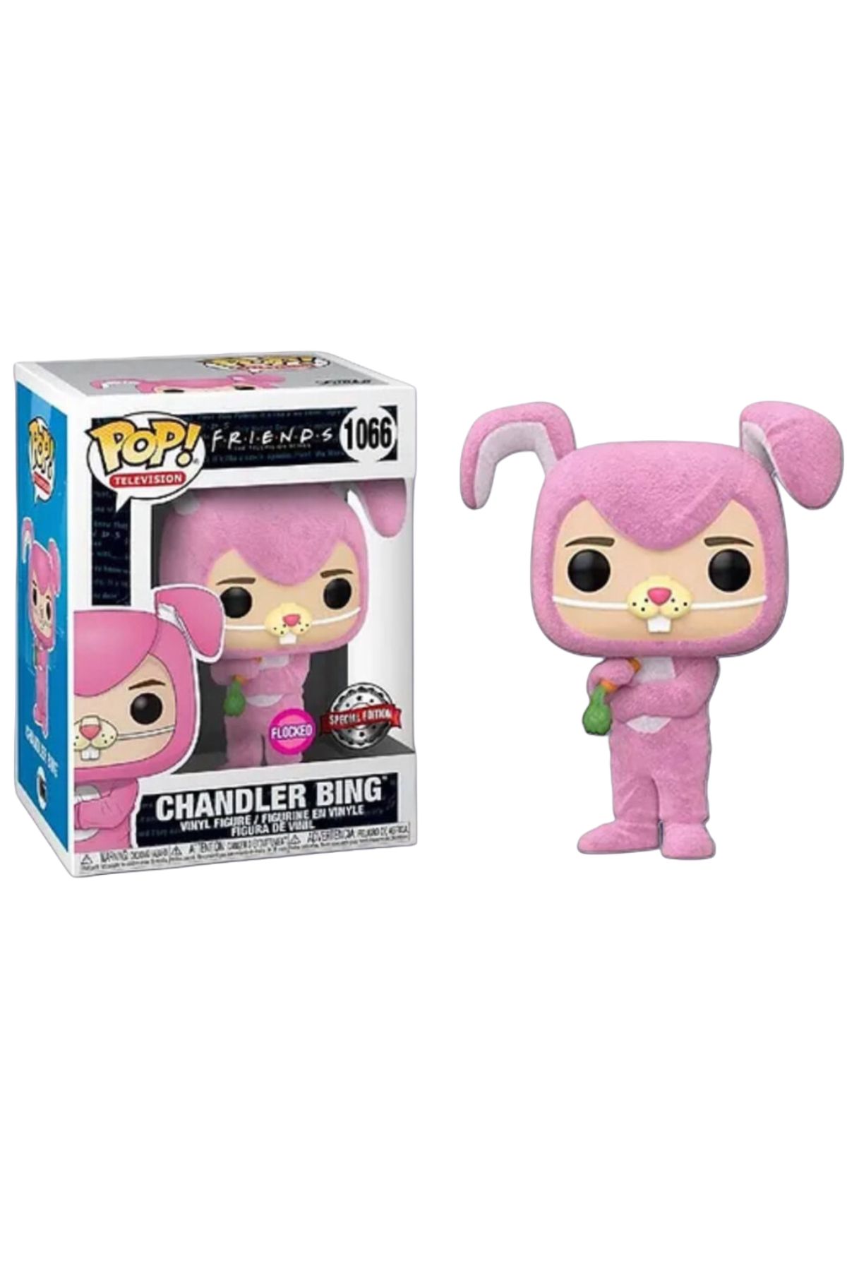 Funko Friends Chandler Bing Flocked Exclusive Pop! #1066