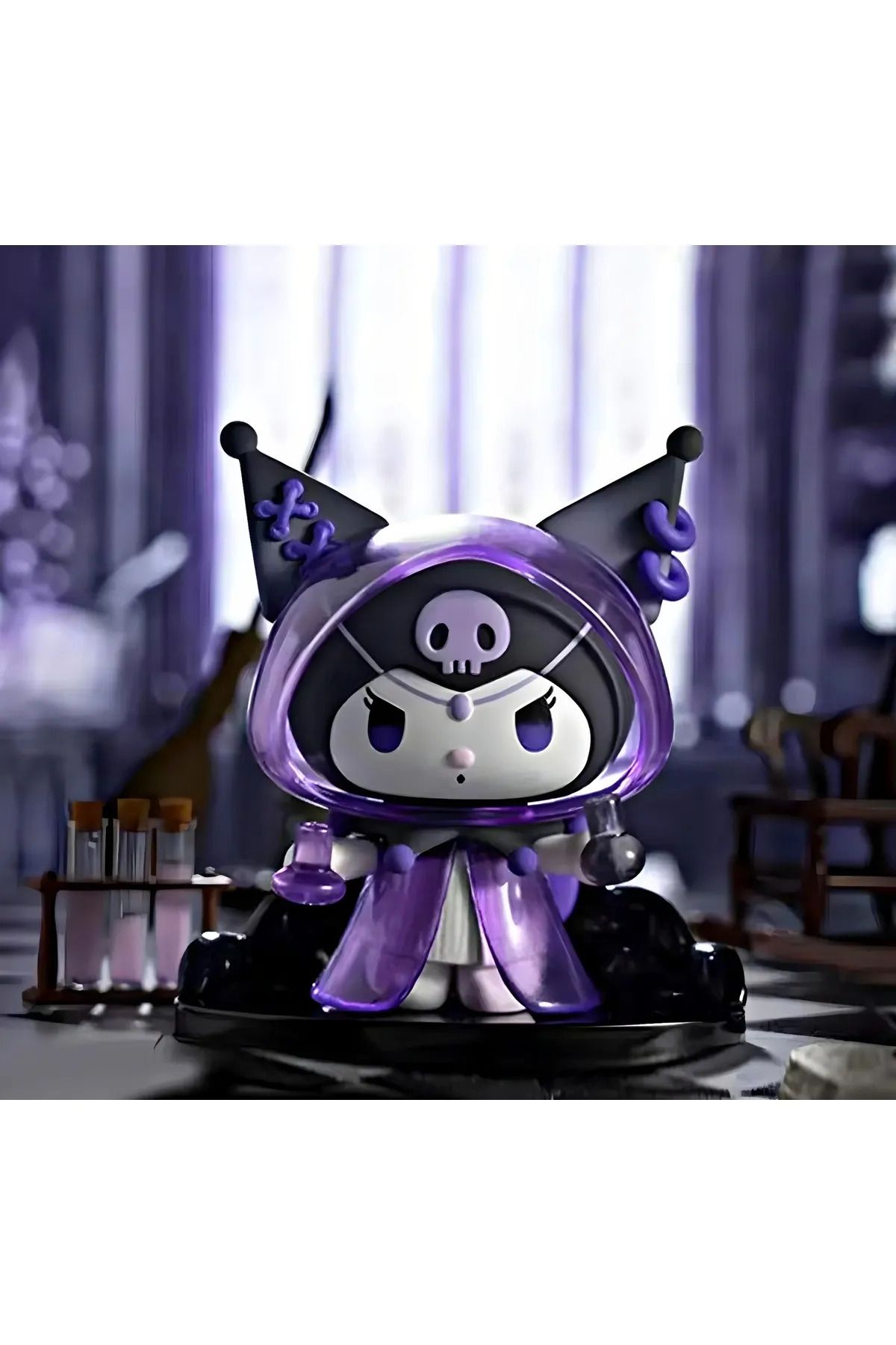 DÜKKAN DESİGN DUKKANDESIGN Mor Pelerinli Gotik Kuromi