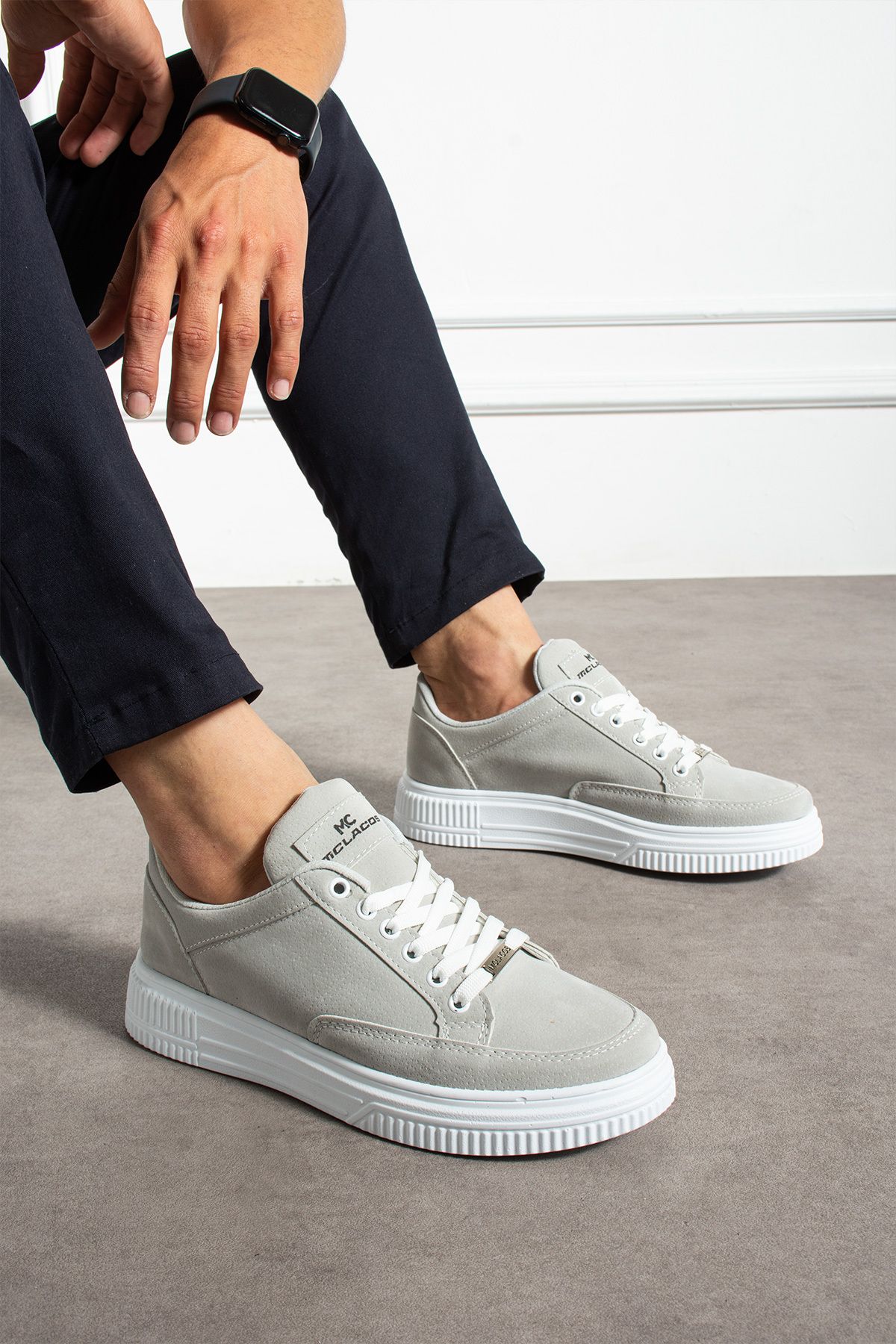 MCLACOS rkek Sneaker Günlük Spor Ayakkabı Yüksek Taban - Rahat Tasarım Q5