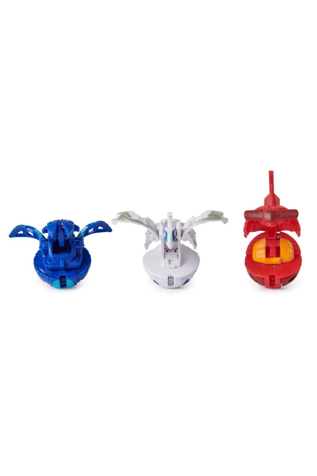 BAKUGAN-Bakugan Battle Pack Set - Bruiser, Dragonoid, Hammerhead, Titanium Dragonoid and Nillious 3