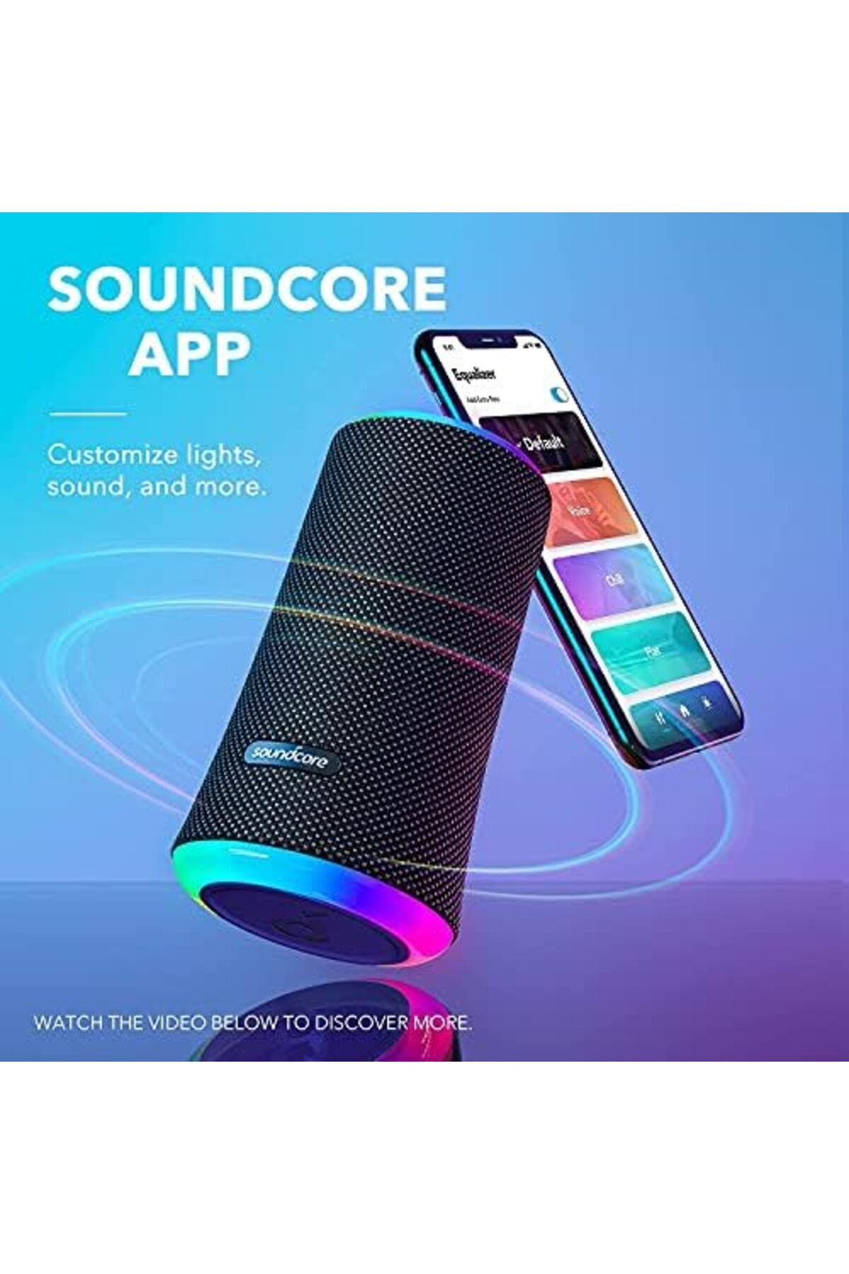 Anker-A3167H11 Soundcore Flare Mini Waterproof Bluetooth Speaker, 12 Hours Play Time, 360 Degree Sou 3
