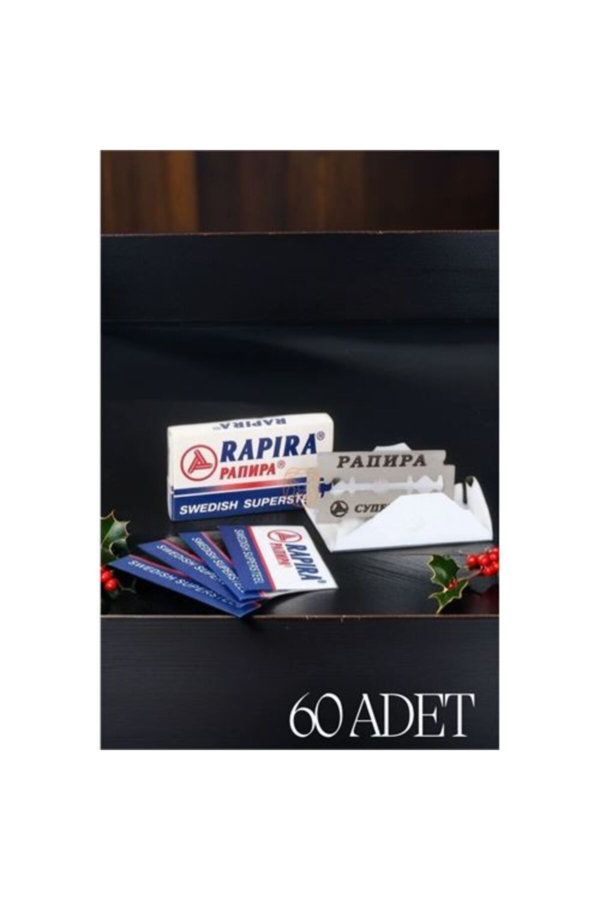 Kanonik Education Rapira 60 Adet Yaprak Tıraş Jileti