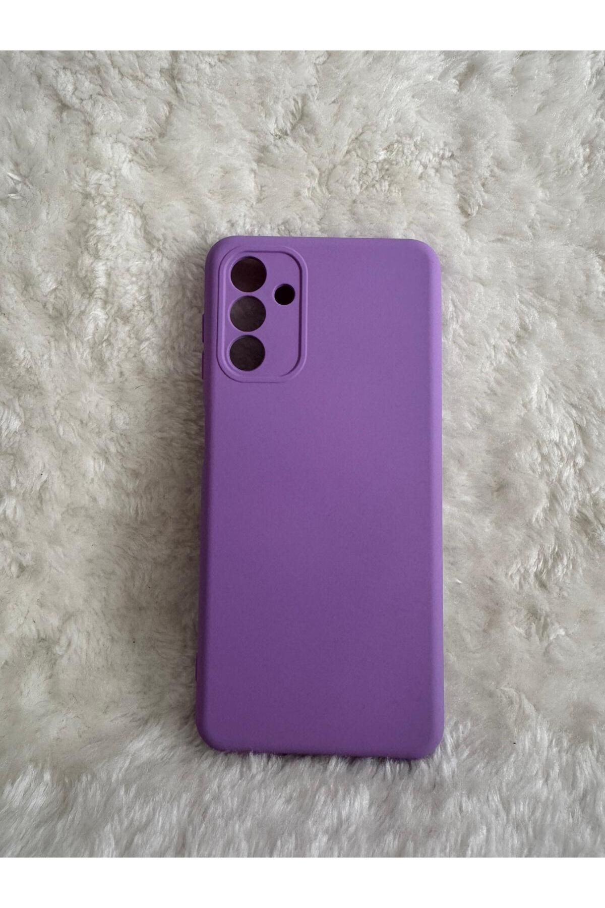 QEM Samsung Galaxy A04S ile Uyumlu Yumuşak Dokulu Lansman Telefon Kılıfı
