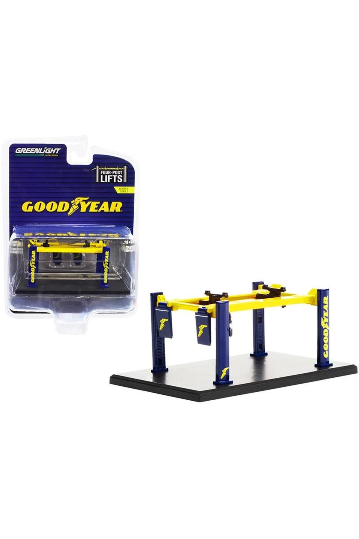 Greenlight Good Year Tires Four-Post Lifts Series 4 1/64 Model