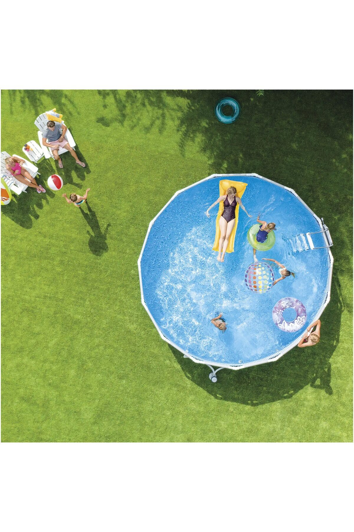 Intex-Prism Frame Premium Metal Frame Pool 26726np, 457x122 Cm, With All Accessories 4