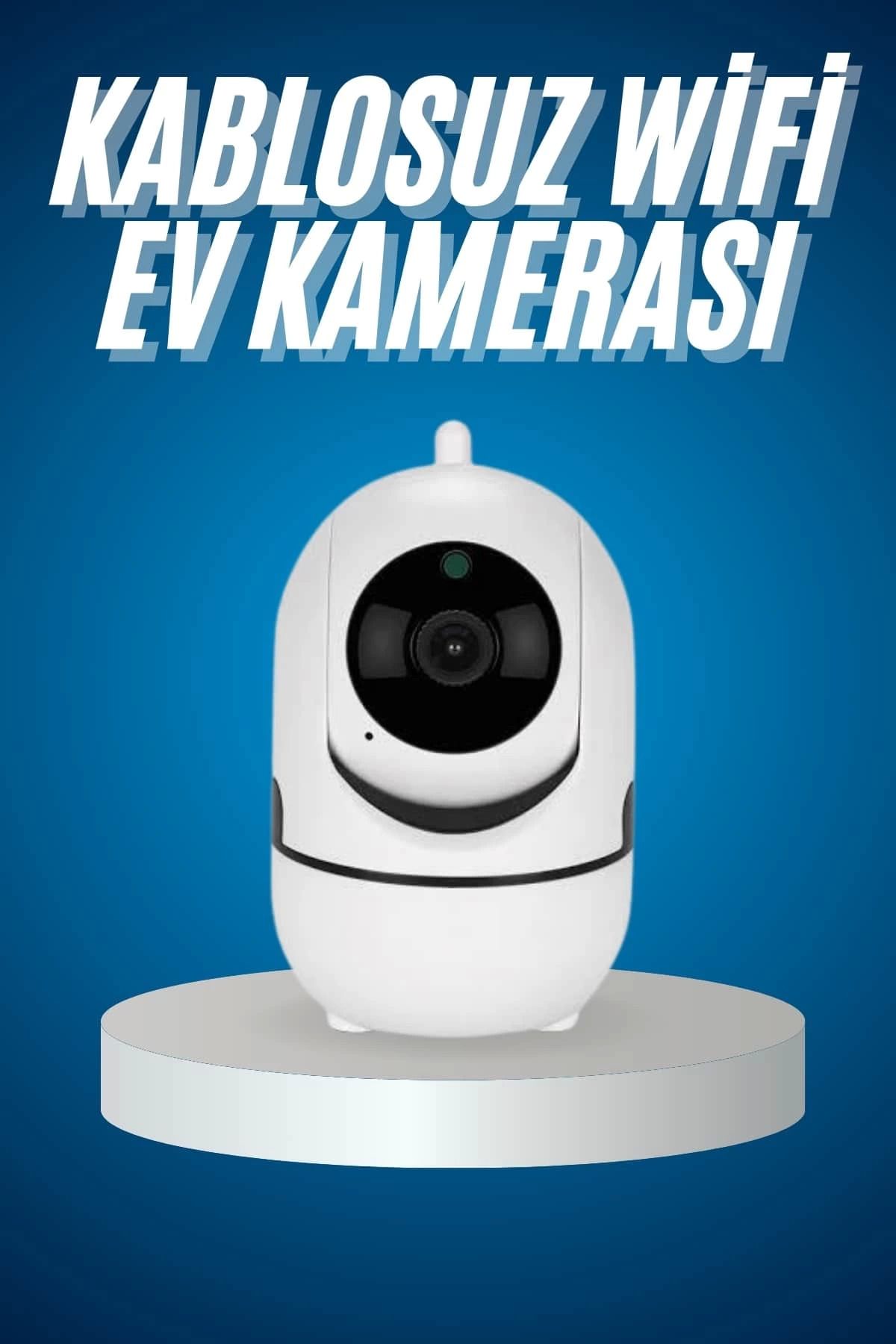 DENİZBİLİŞİM Mini Ip Kamera Hareketli Güvenlik Kamerası Kablosuz Wifi Kamera Mikrofonlu