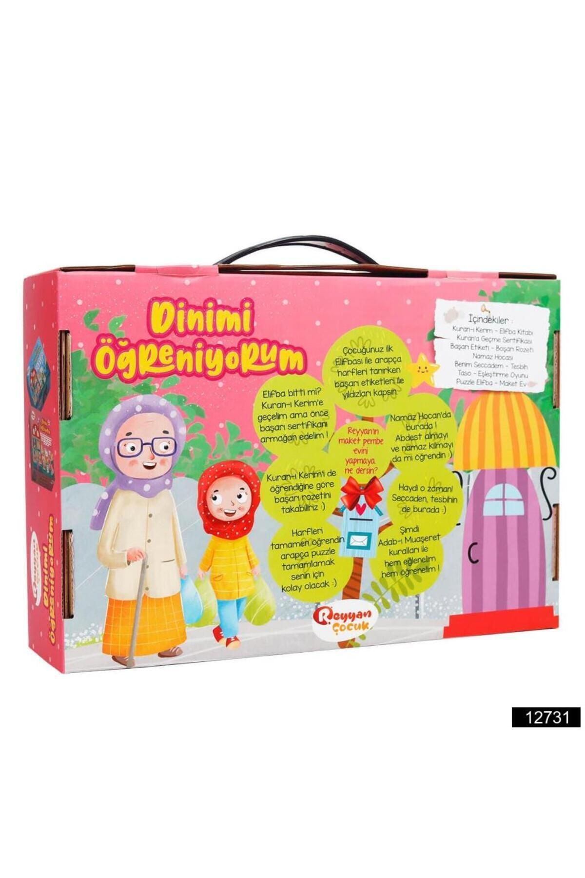YİGİTECH Reyyan Çocuk 12 Parça Dinimi Öğreniyorum Seti Pembe