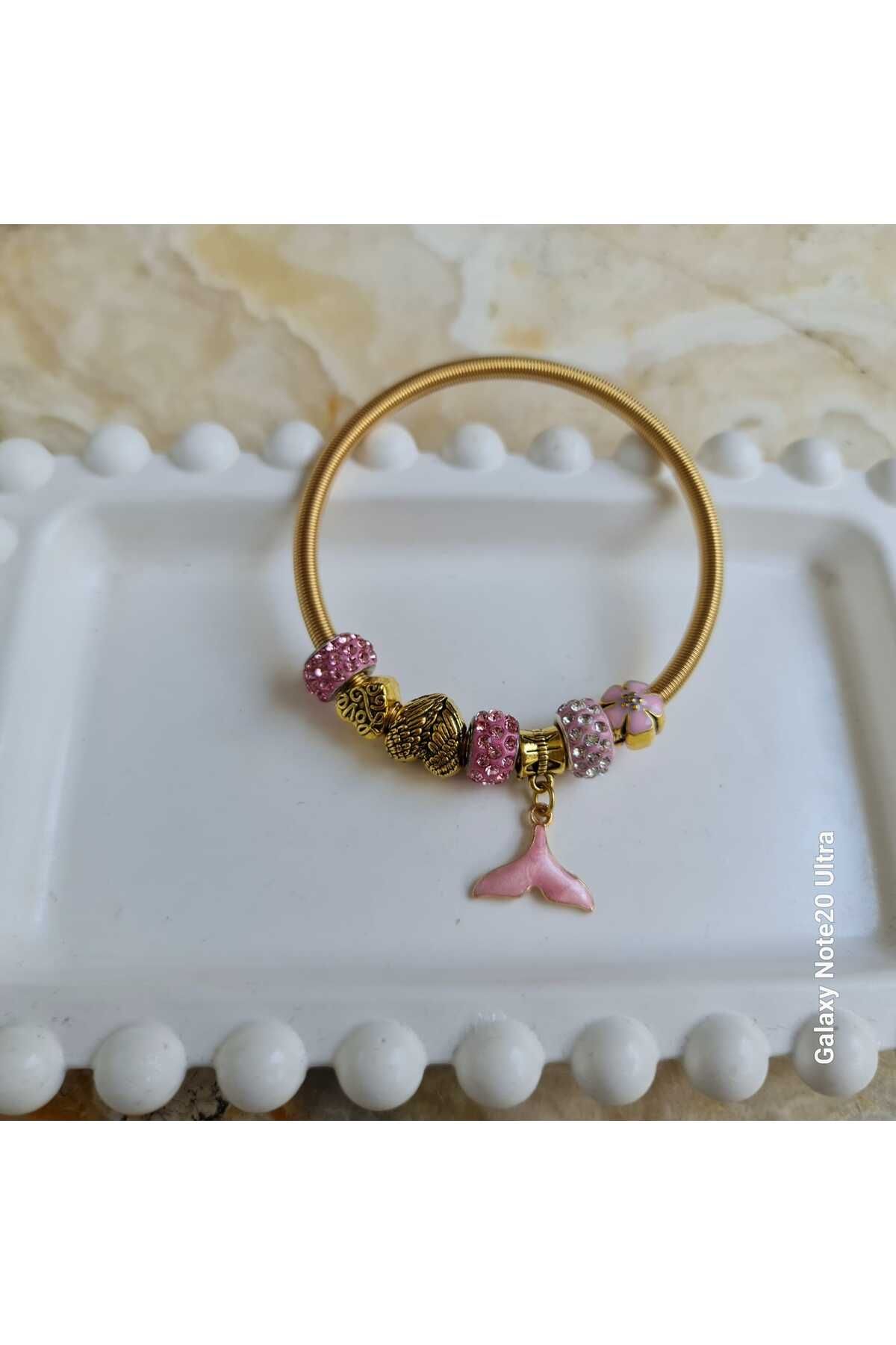Store 316L Ayarlanabilir Charm Temalı Paslanmaz Çelik Bileklik