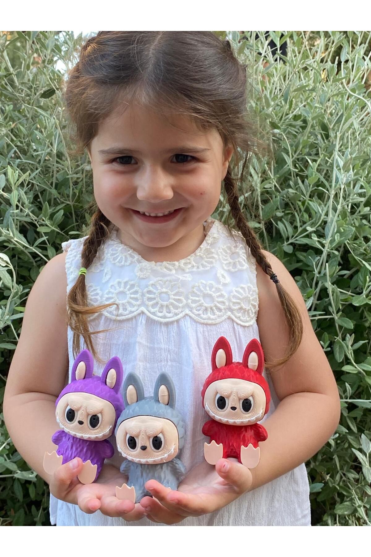 Goplast Premium Labubu Figür, 3'lü Set Labubu Figürü, Sevimli Hayelet Labubu 10 Cm Renk Seçeneği Mevcut