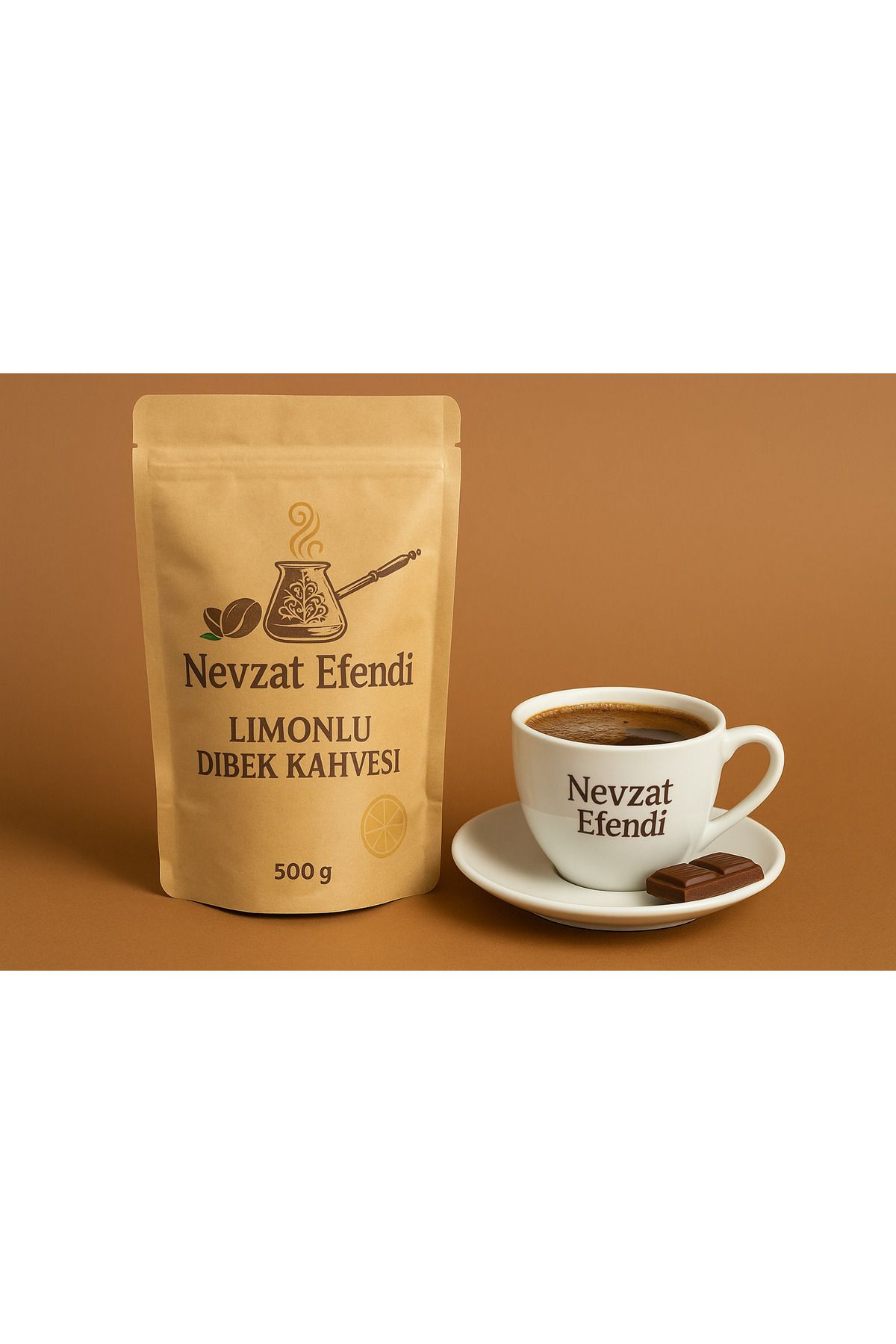 nevzatefendi Nevzat Efendi Limonlu Dibek Kahvesi 500 g – Ferahlatıcı ve Özel Karışım