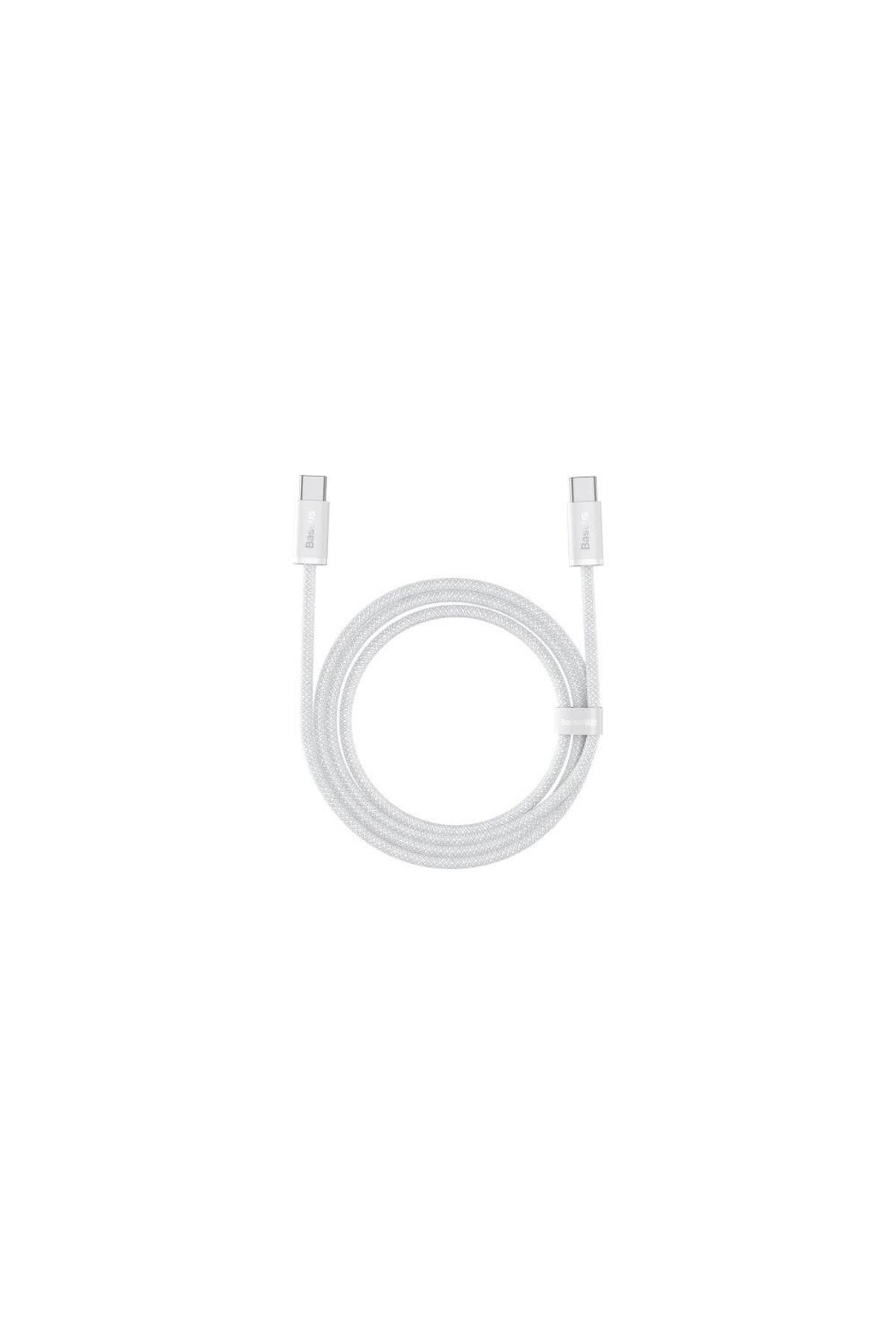 Baseus-Cablu de date Baseus Dynamic Series, USB-C la USB-C, 100W, Fast Charging, 2m, Alb 1
