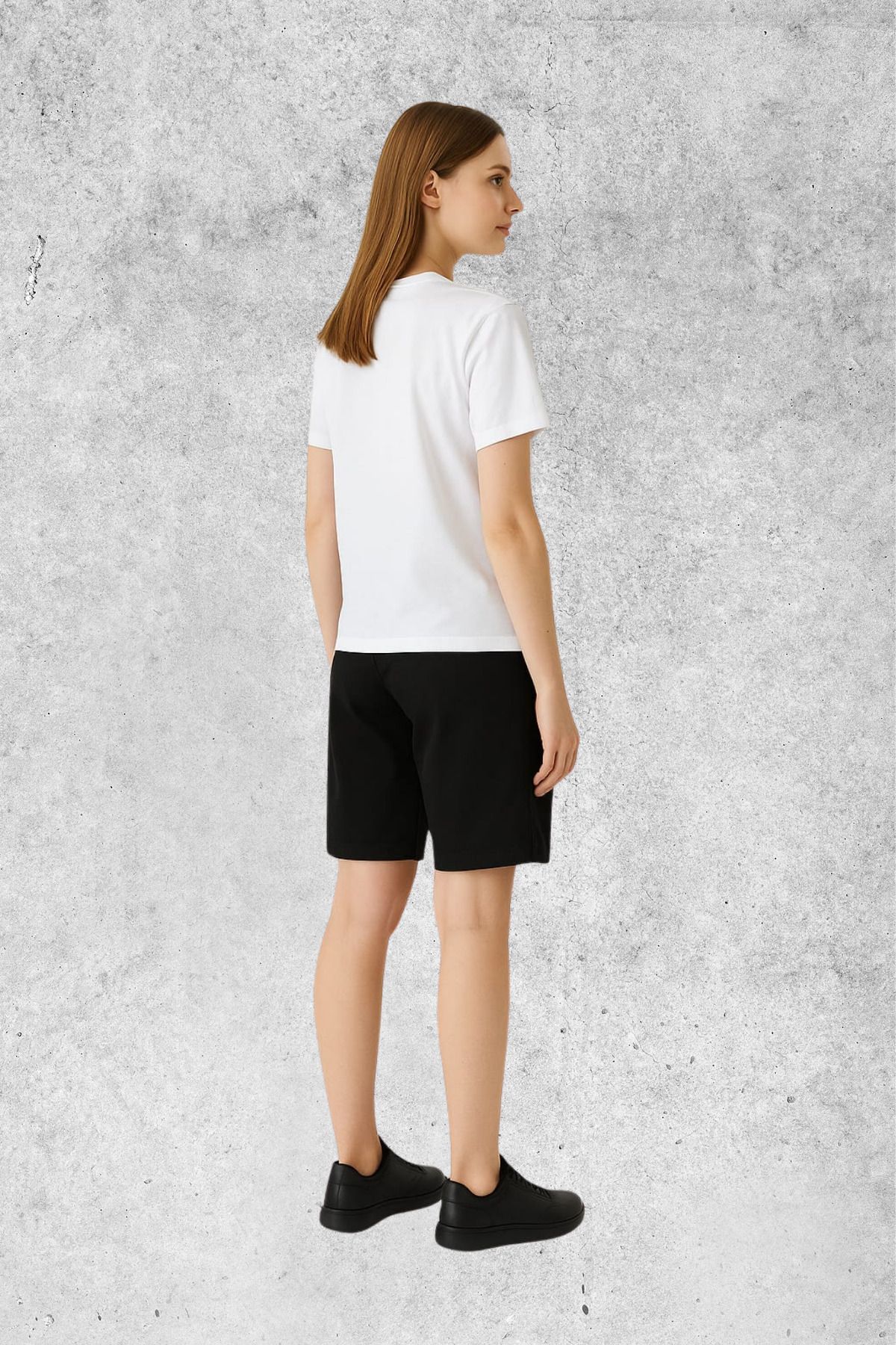 MOLICO BASİC unisex sıfır yaka kısa kollu GÖZLÜKLÜ BASKILI TSHİRT