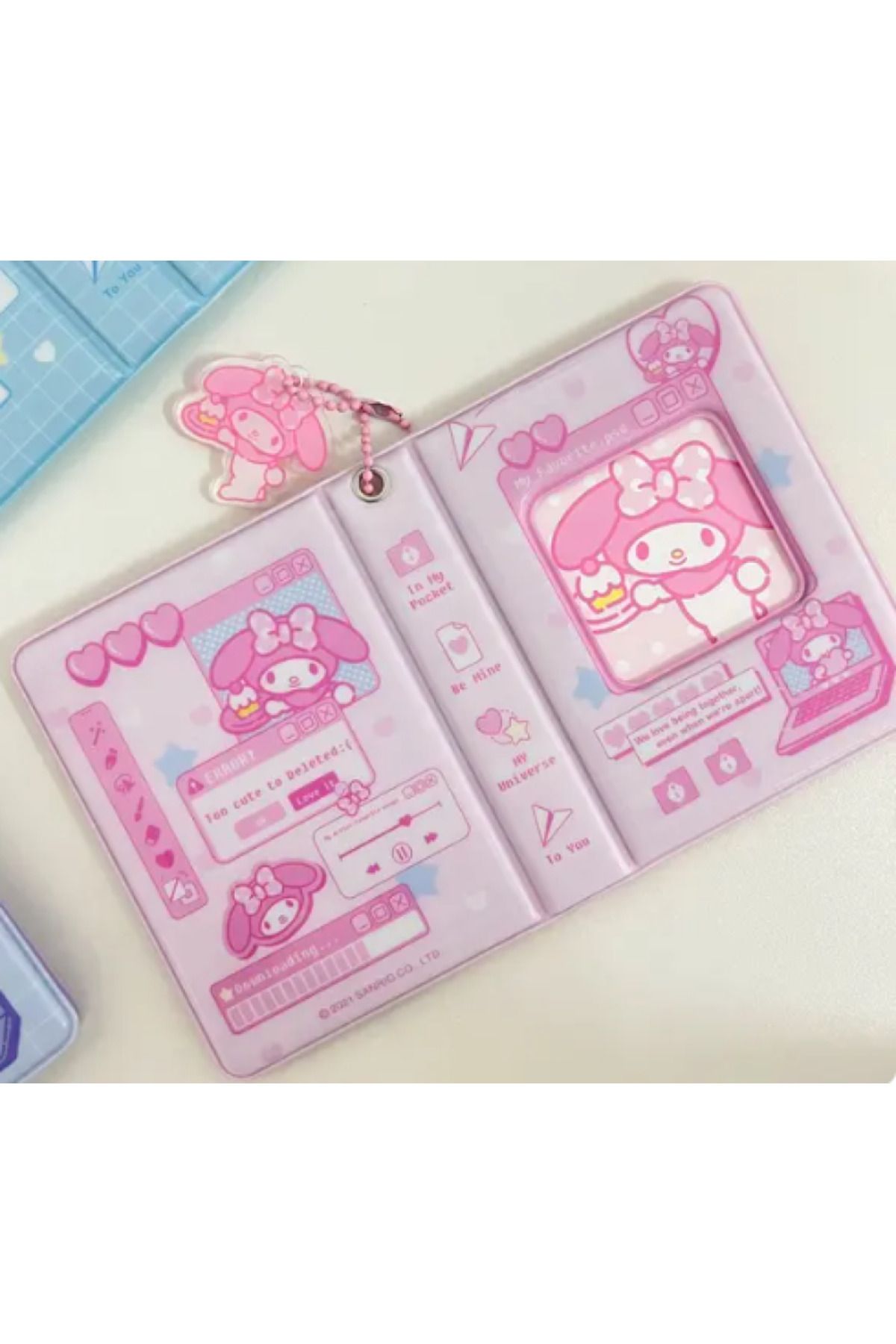 Kaptan Mavi Cinnamoroll Kuromi Pochacco My Melody Pompompurin Binder Fotoğraf Albümü Pckart Fotokartlık