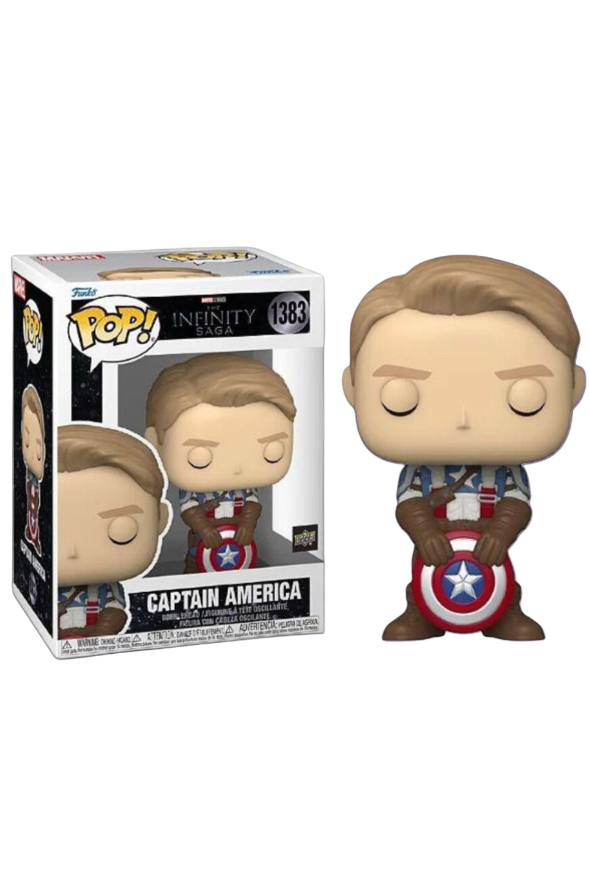 Funko Avengers: The Infinity Saga - Captain America Upper Deck Exclusive Pop #1383