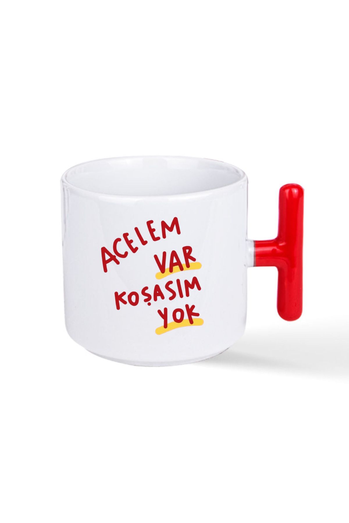 Puficca Tasarım T Kupa Bardak