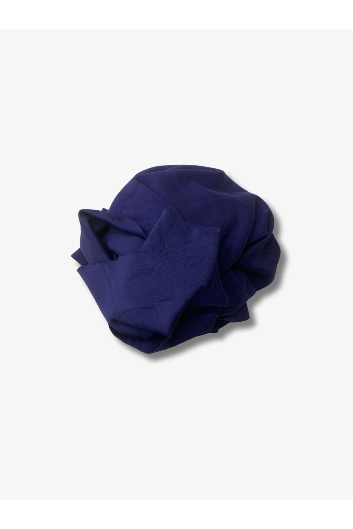 Yiğit Kumaş Dökümlü Esnek Takımlık Polyester Penye Kumaş, Parça 115x170 cm Lacivert Renk