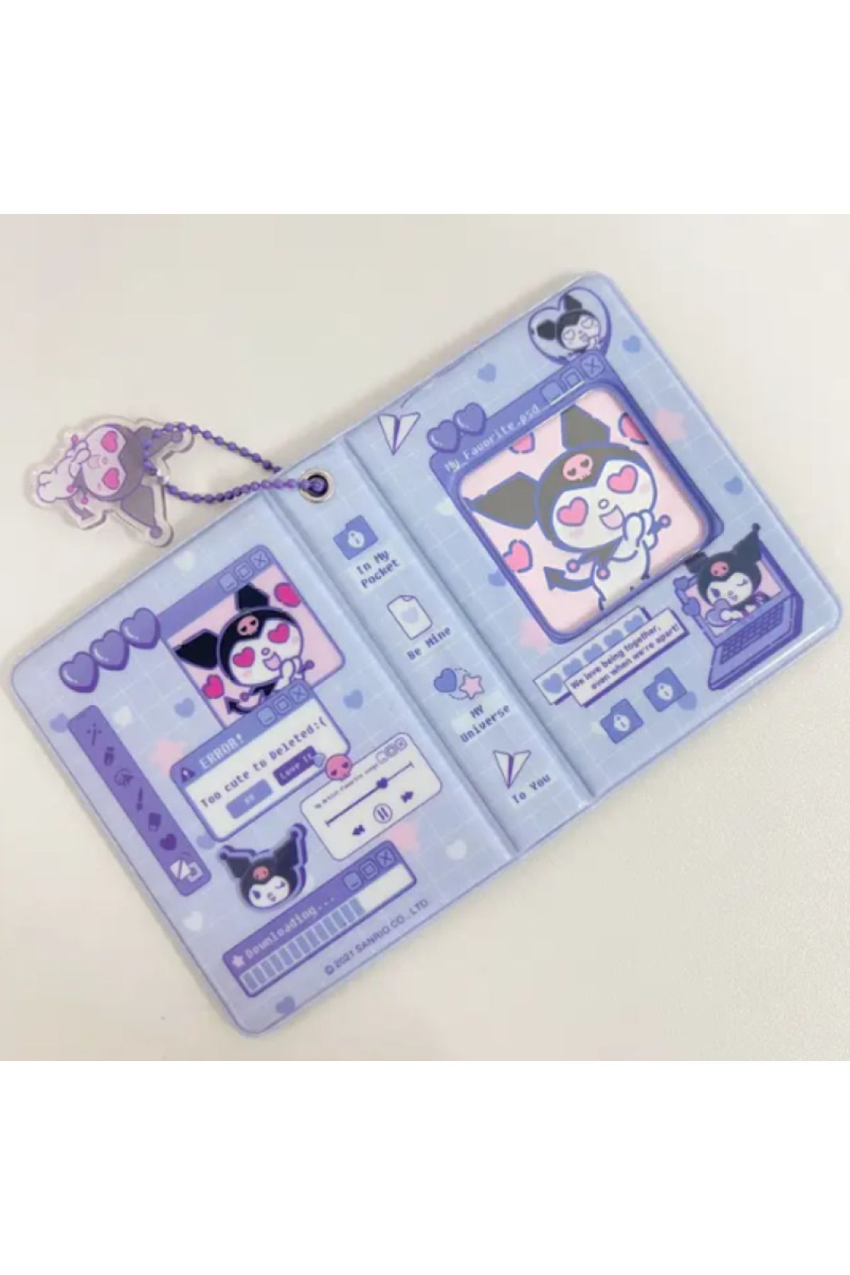 Kaptan Mavi Cinnamoroll Kuromi Pochacco My Melody Pompompurin Binder Fotoğraf Albümü Pckart Fotokartlık
