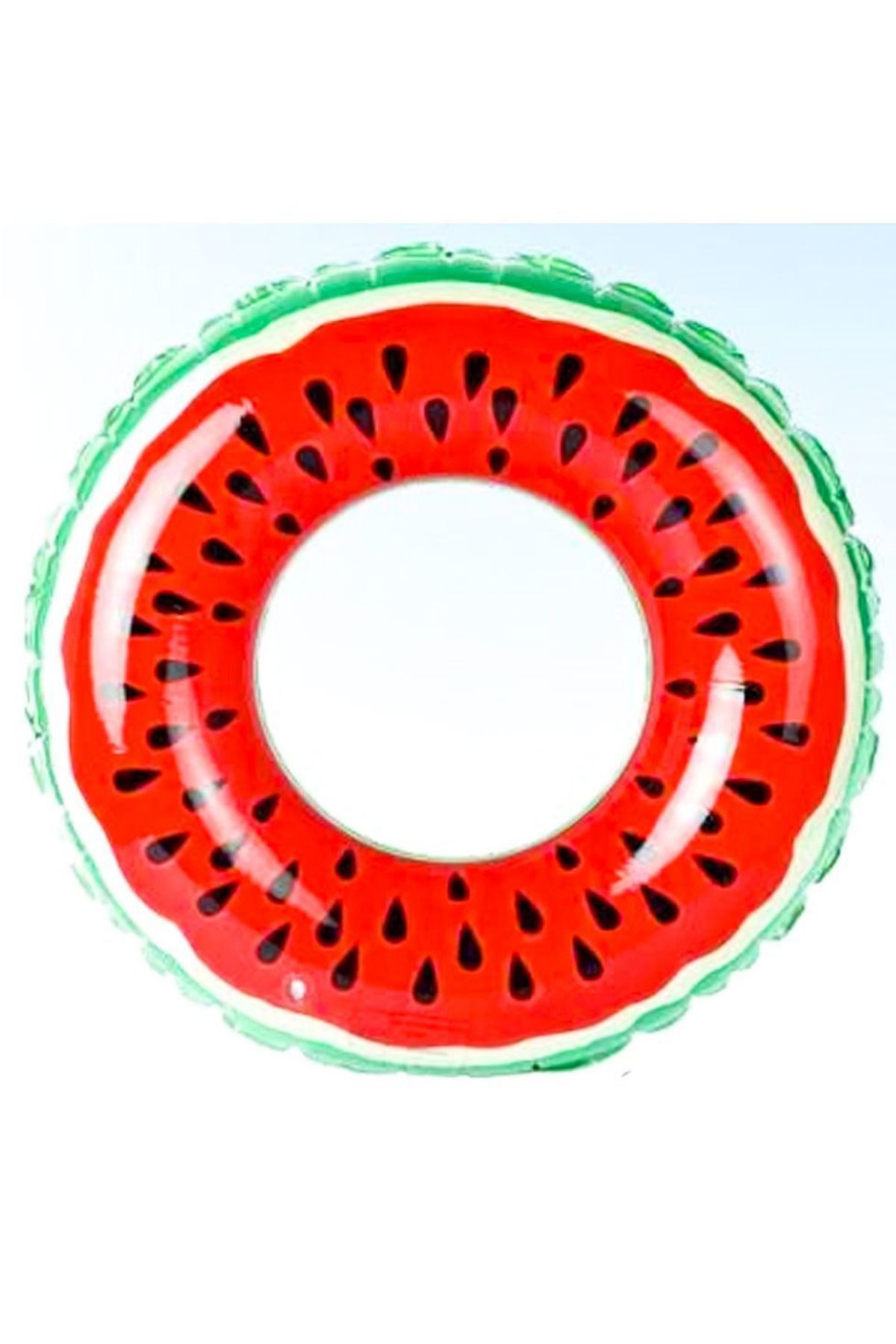 AboutThePerfect Karpuz desenli çocuk havuz simidi, şişme yüzme aksesuarı, 50cm