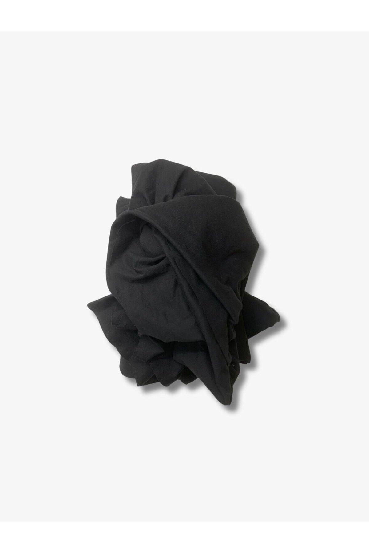 Yiğit Kumaş Dökümlü Esnek Takımlık Polyester Penye Kumaş, Parça 420x155 cm Siyah Renk