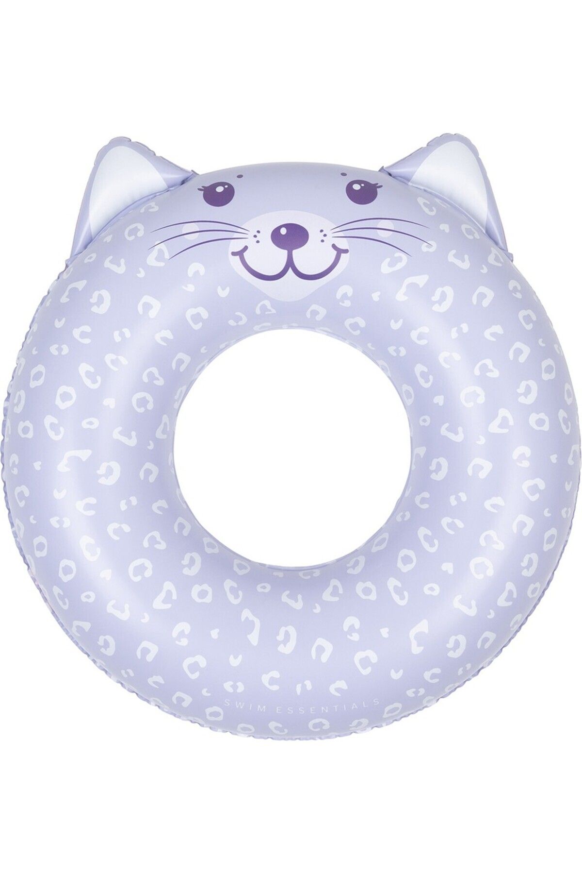AboutThePerfect Lila Leopar Yüzme Simidi 55cm, eğlenceli ve güvenli yüzme deneyimi sağlar.