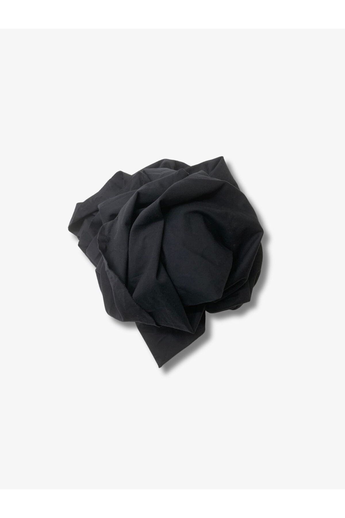 Yiğit Kumaş Dökümlü Esnek Takımlık Polyester Penye Kumaş, Parça 95x160 cm Siyah Renk