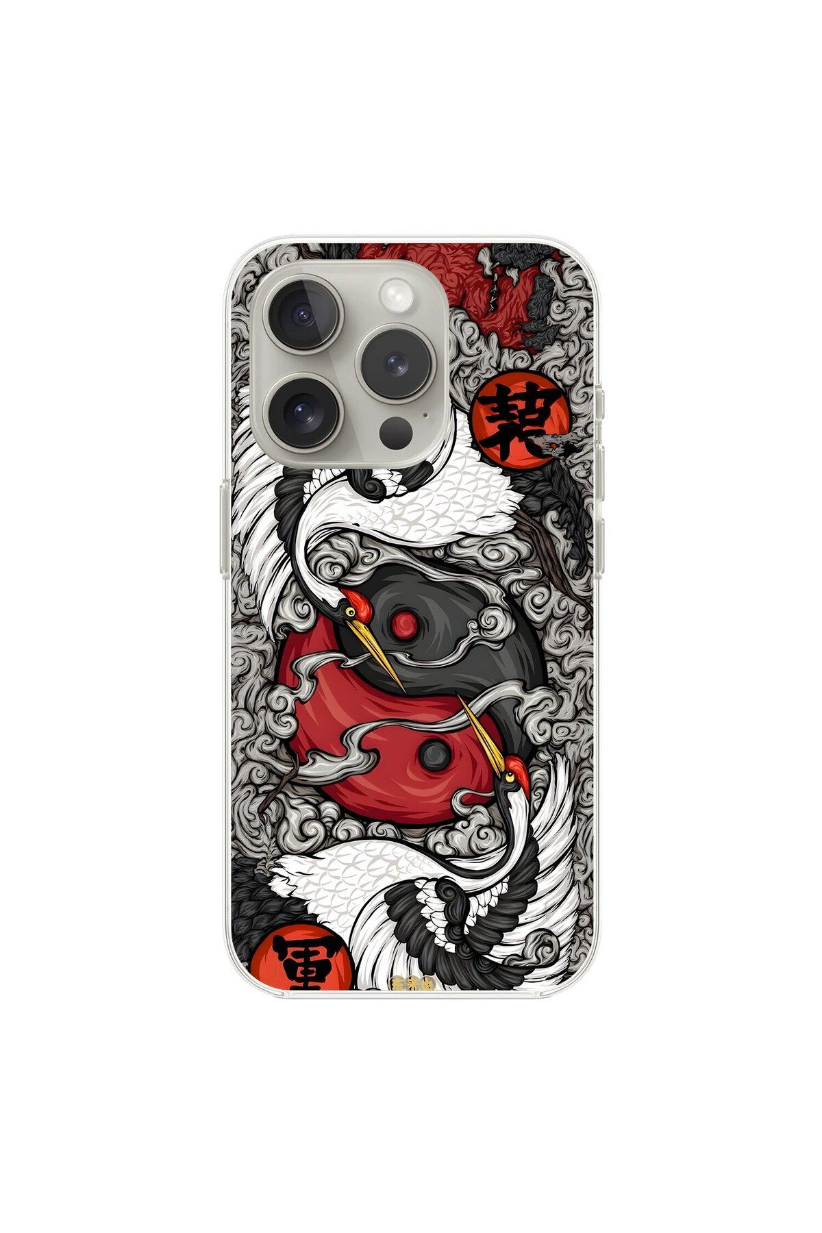 Dali Design iPhone 16 Pro Max Uyumlu Şeffaf Kılıf Aesthetic 4 Tasarımlı
