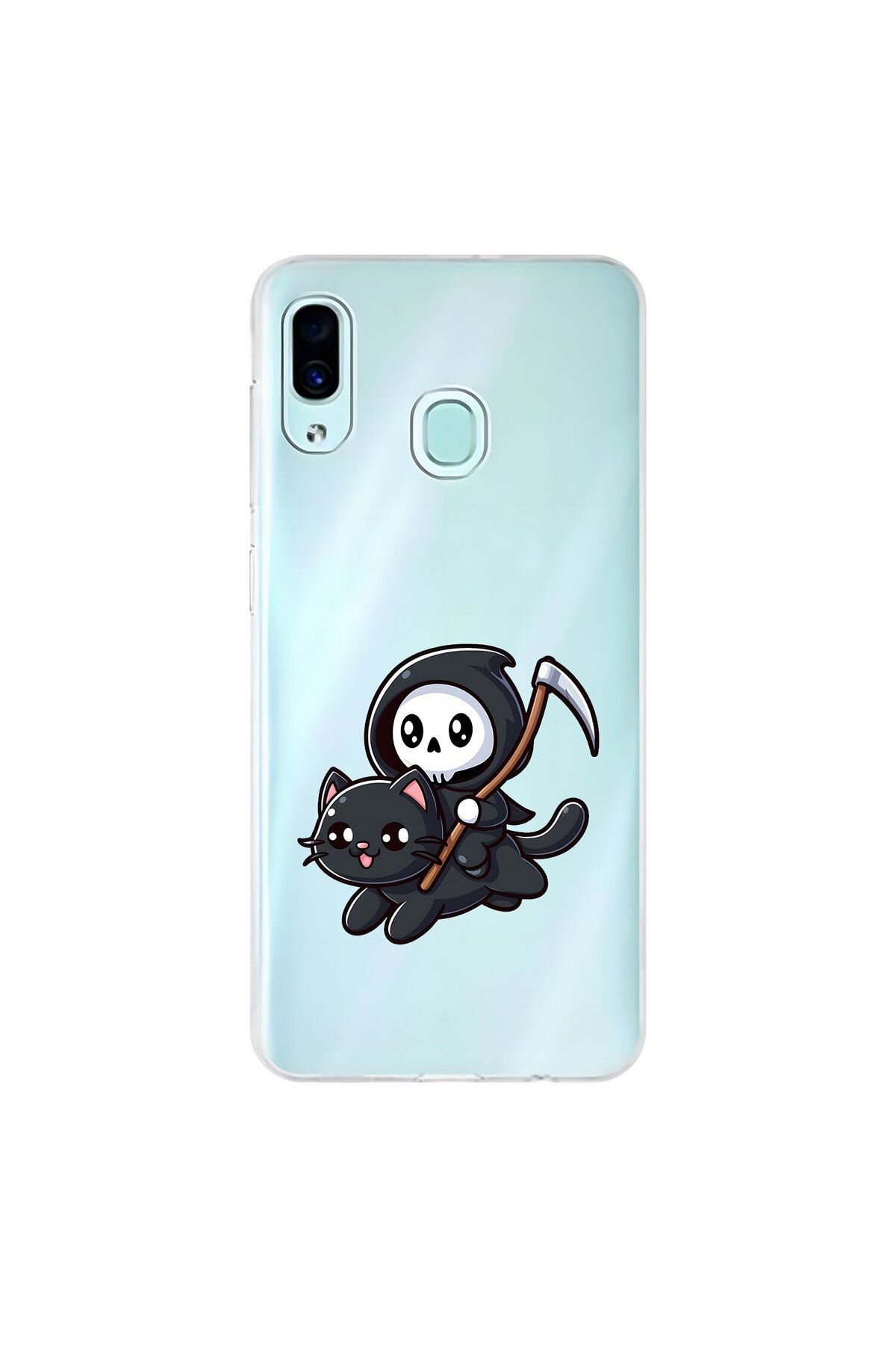 Dali Design Samsung Galaxy A30 Uyumlu Şeffaf Kılıf New Minies 2 Tasarımlı