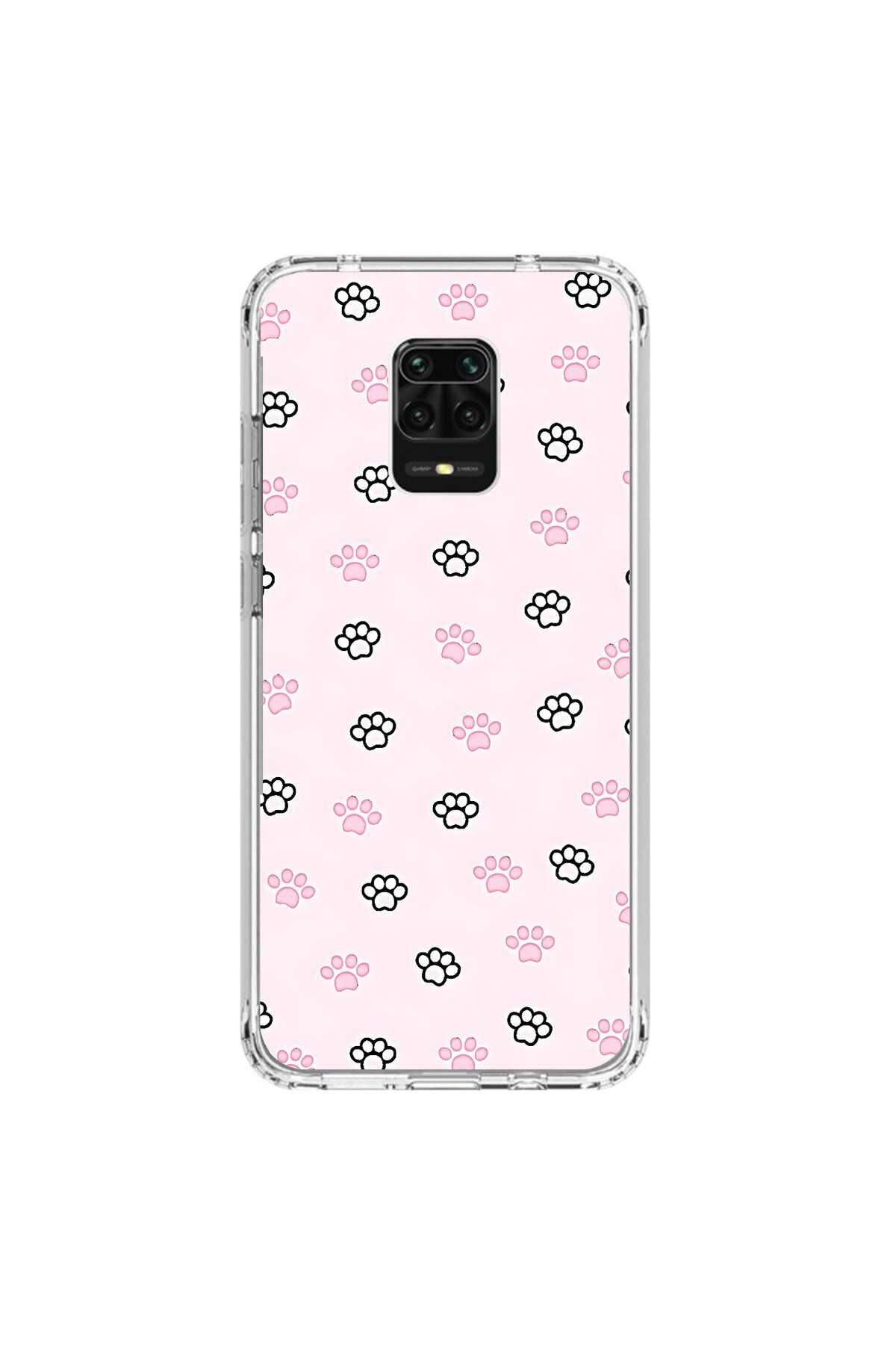 Dali Design Xiaomi Redmi Note 9 Pro Uyumlu Şeffaf Kılıf Minies 3 Tasarımlı
