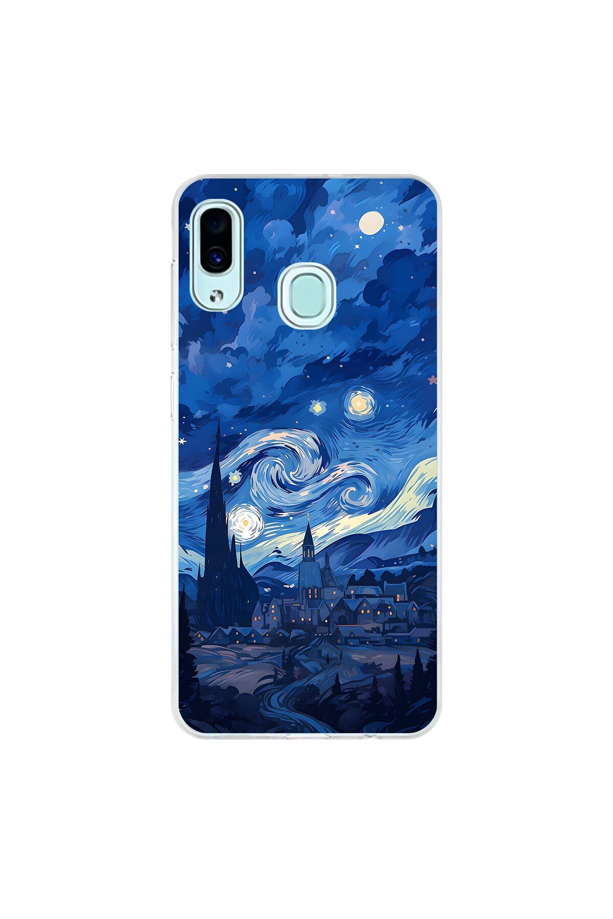 Dali Design Samsung Galaxy A30 Uyumlu Şeffaf Kılıf Aesthetic 8 Tasarımlı