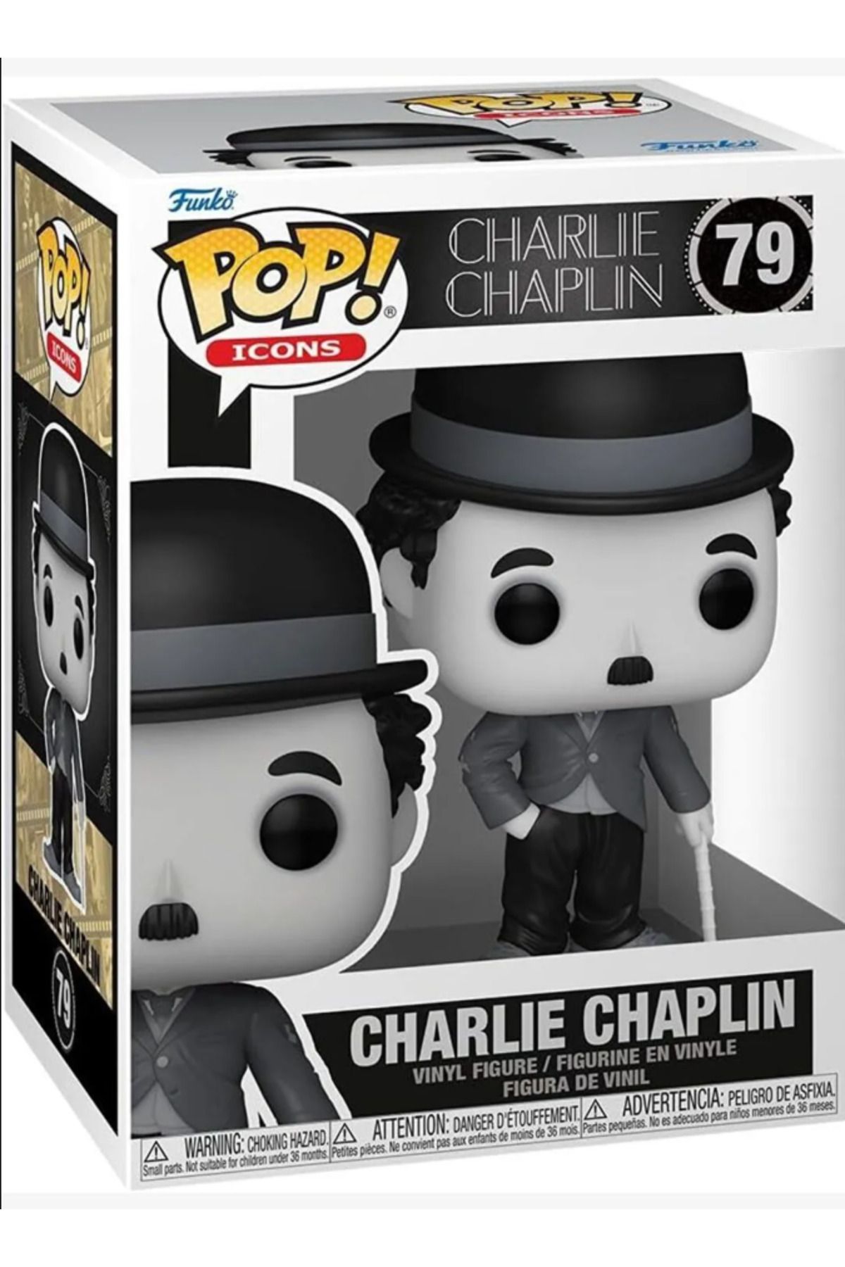Funko Pop! Icons – Charlie Chaplin (No: 79)