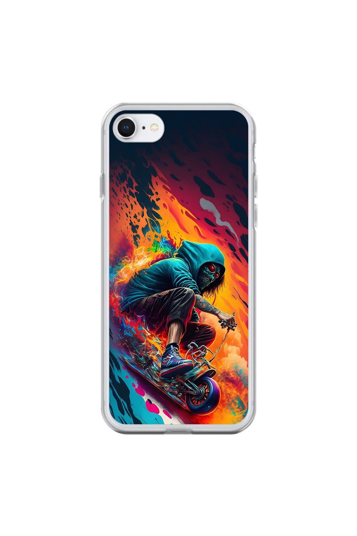 Dali Design iPhone 6 Uyumlu Şeffaf Kılıf Aesthetic 5 Tasarımlı