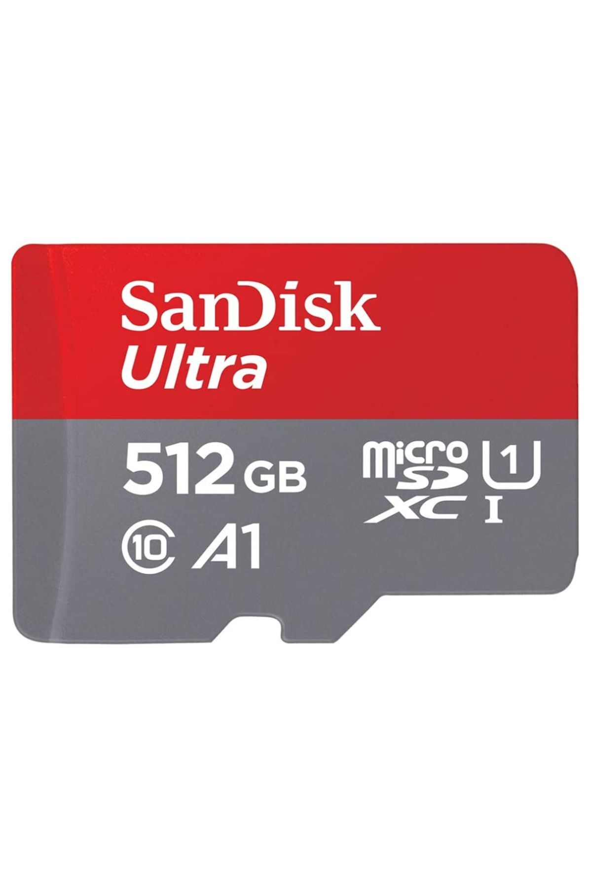 SanDisk-SanDisk Ultra SDSQUAC-512G-GN6MA Memory Card, MicroSDXC, 512 GB, UHS-I U1, Class 10 + SD Adapter 1