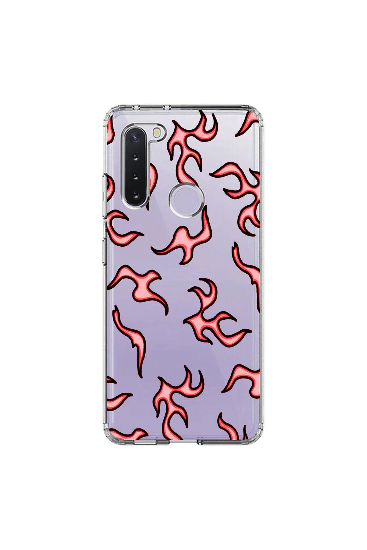 Dali Design Samsung Galaxy A21 Uyumlu Şeffaf Kılıf Wallpaper 4 Tasarımlı