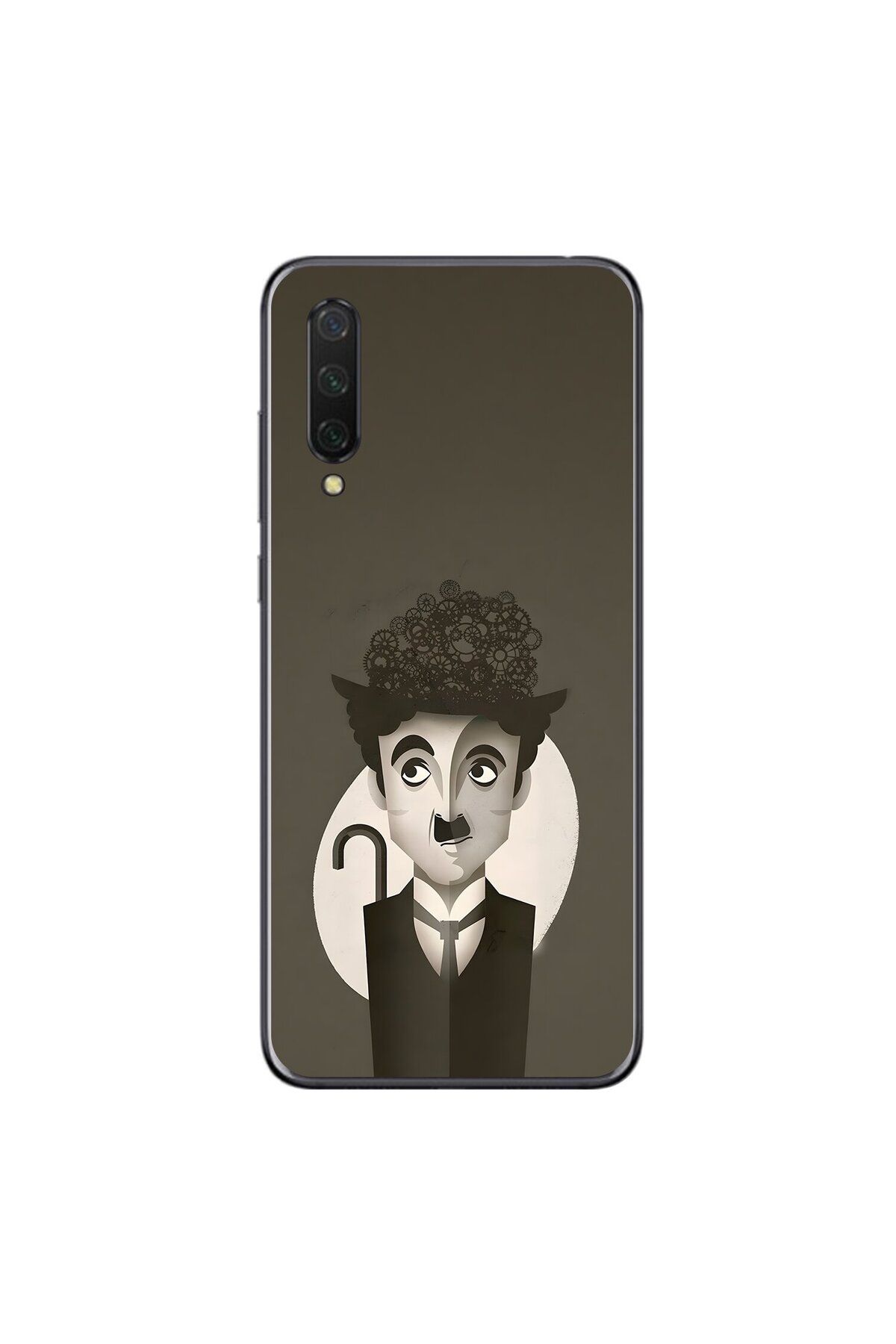 Dali Design Xiaomi Mi 9 Lite Uyumlu Şeffaf Kılıf Aesthetic 1 Tasarımlı