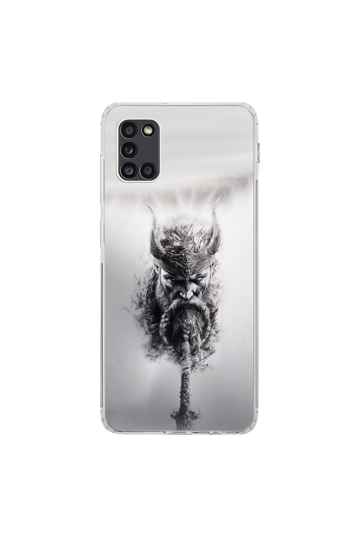 Dali Design Samsung Galaxy A31 Uyumlu Şeffaf Kılıf Nordic 2 Tasarımlı