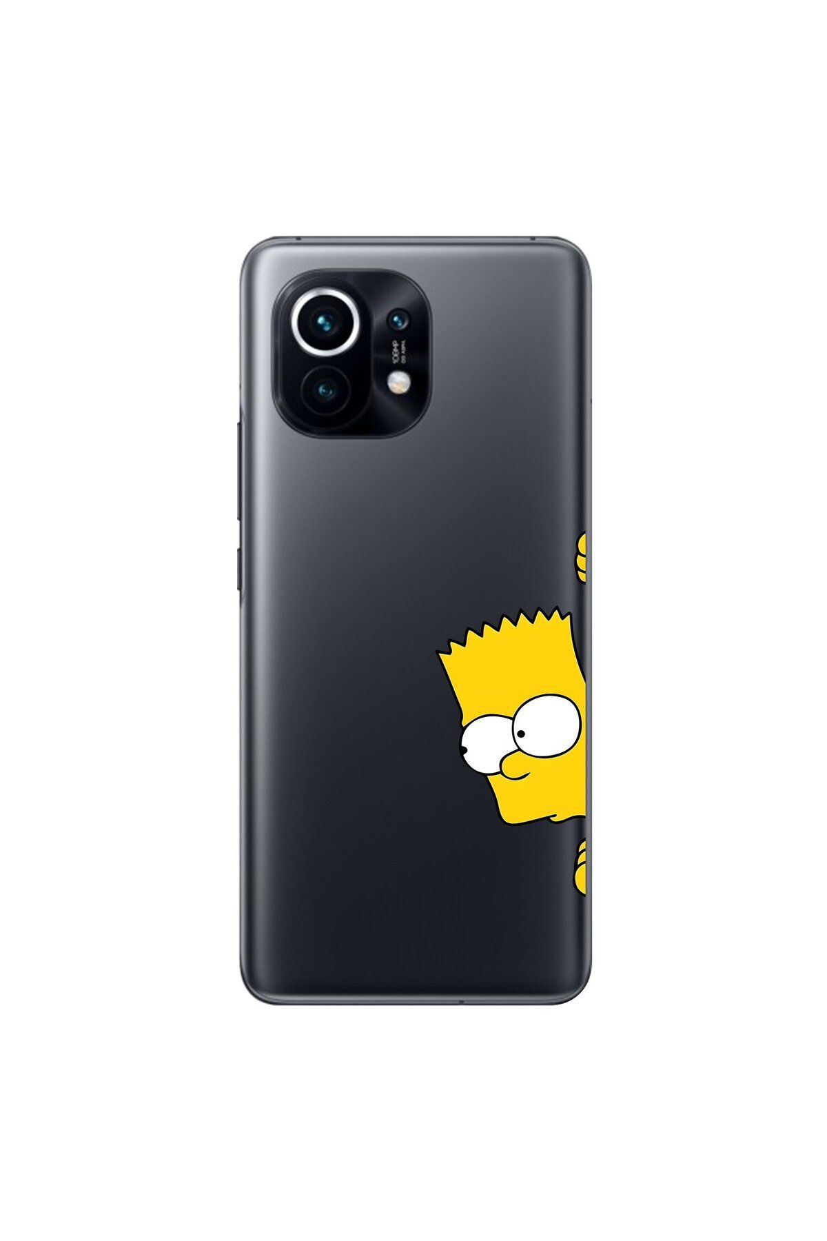 Dali Design Xiaomi Mi 11 Uyumlu Şeffaf Kılıf Cartoon 16 Tasarımlı