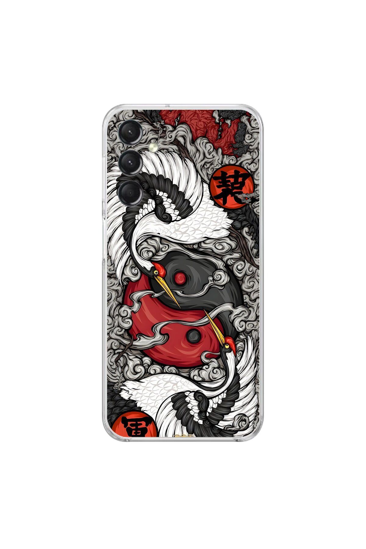 Dali Design Samsung Galaxy A24 Uyumlu Şeffaf Kılıf Aesthetic 4 Tasarımlı