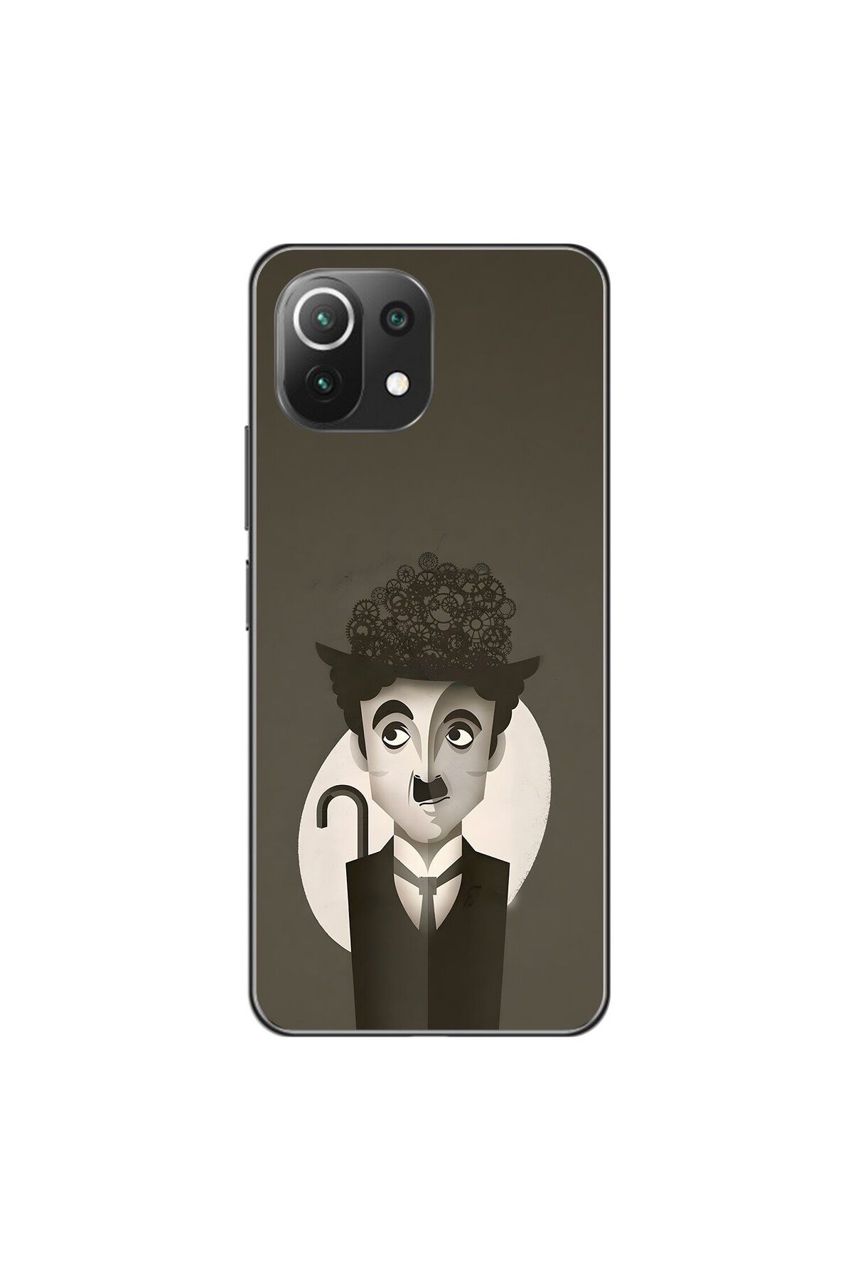 Dali Design Xiaomi Mi 11 Lite Uyumlu Şeffaf Kılıf Aesthetic 1 Tasarımlı