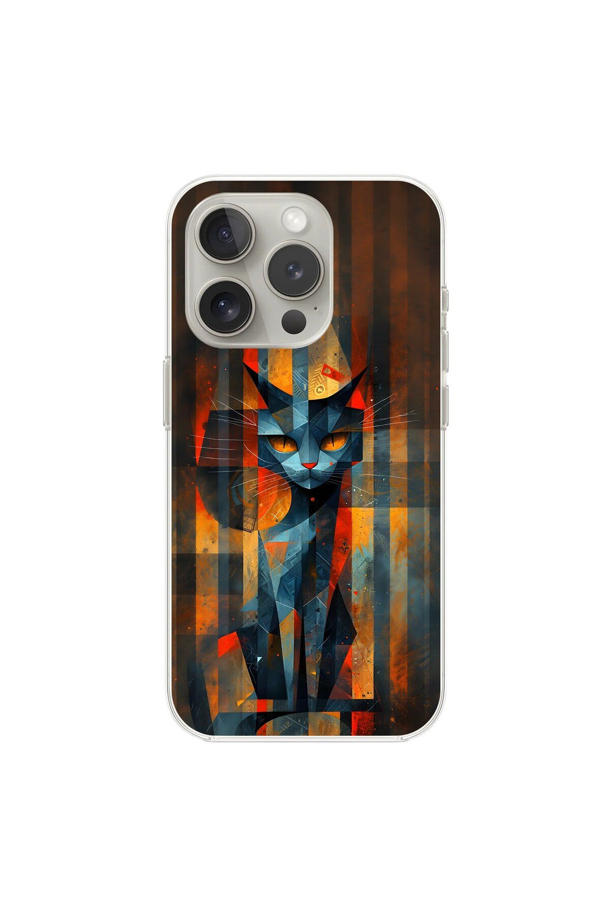 Dali Design iPhone 16 Pro Max Uyumlu Şeffaf Kılıf Aesthetic 2 Tasarımlı