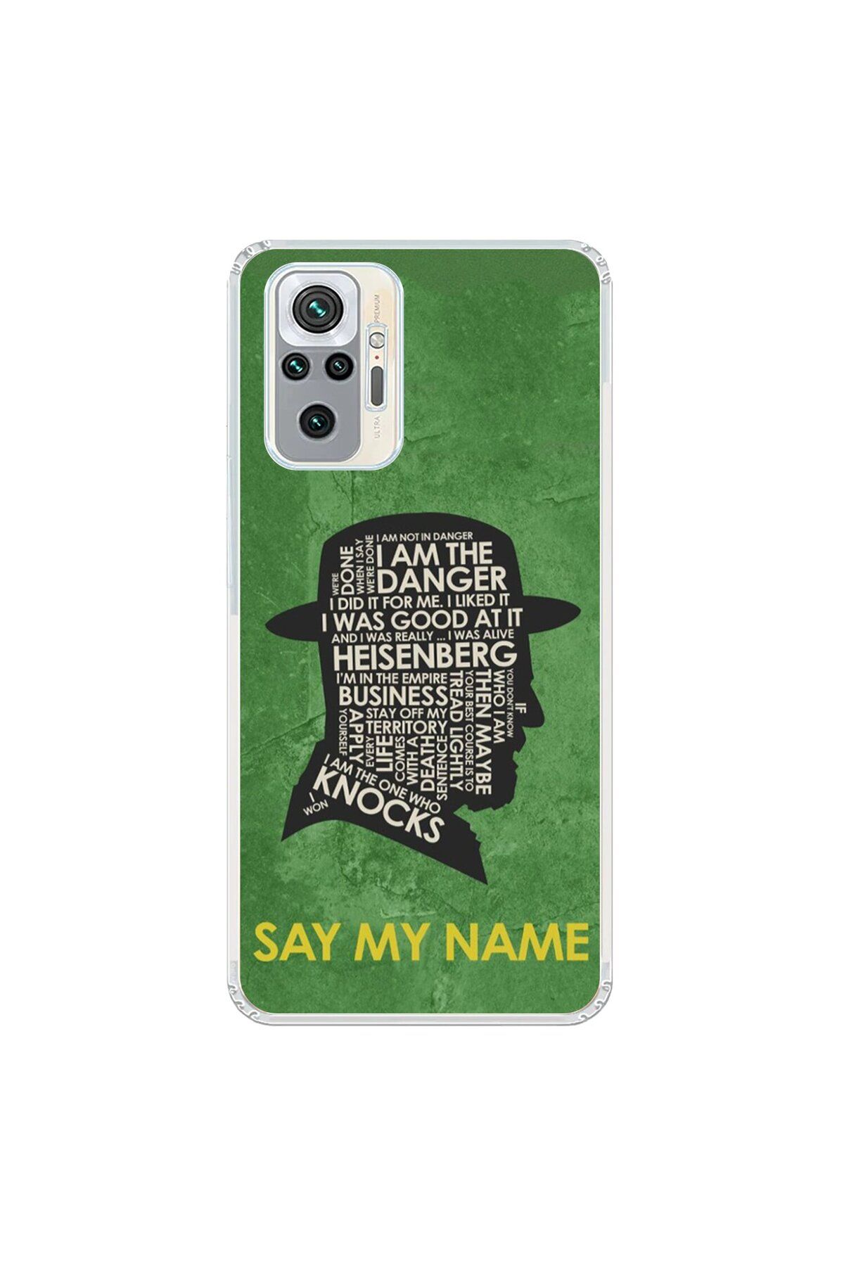 Dali Design Xiaomi Redmi Note 10 Pro Uyumlu Şeffaf Kılıf Breaking Bad Tasarımlı