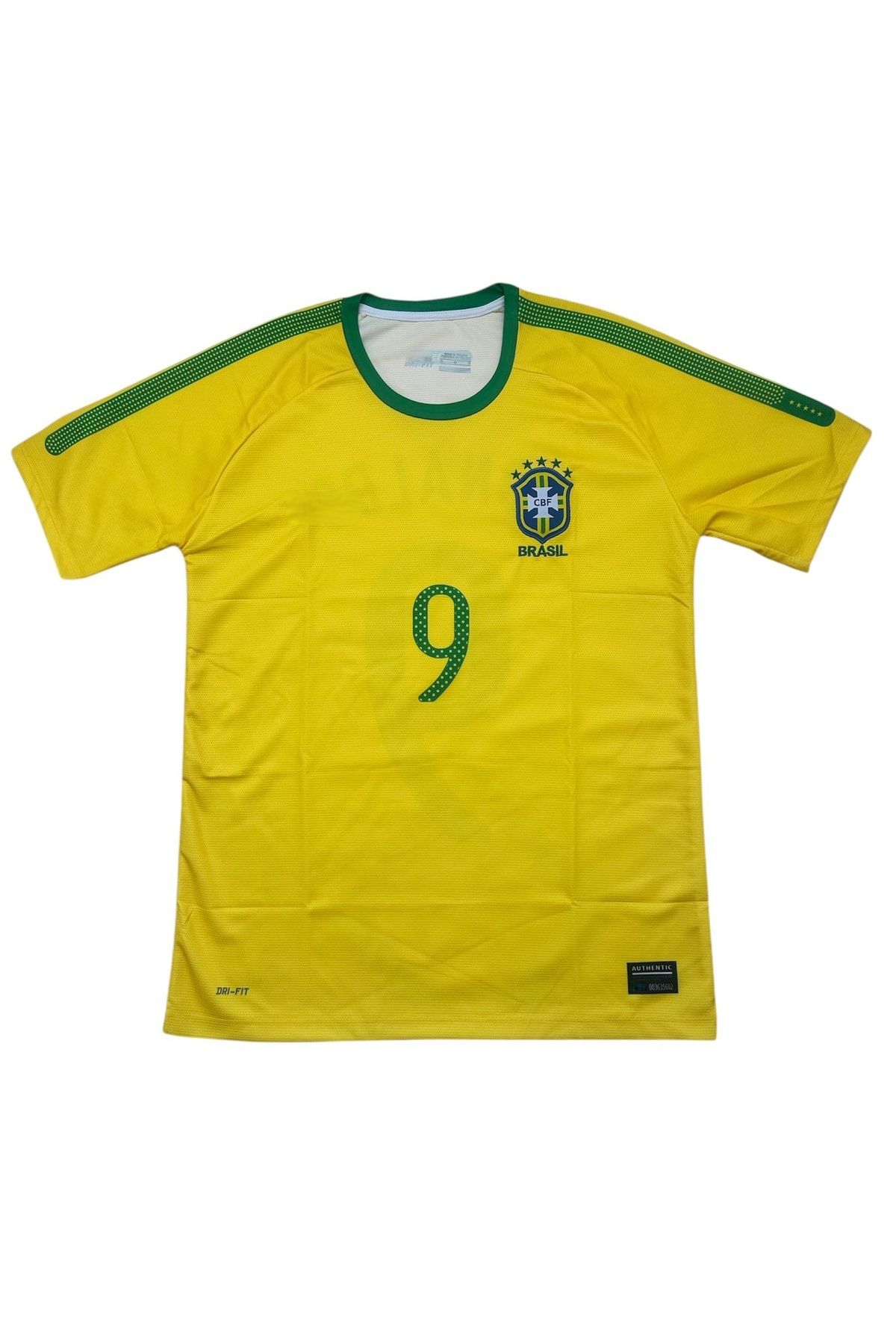 TETYS-Adult 98 World Cup Brazil National Team Classic Ronaldo Nazario Nostalgia Adult Jersey 2