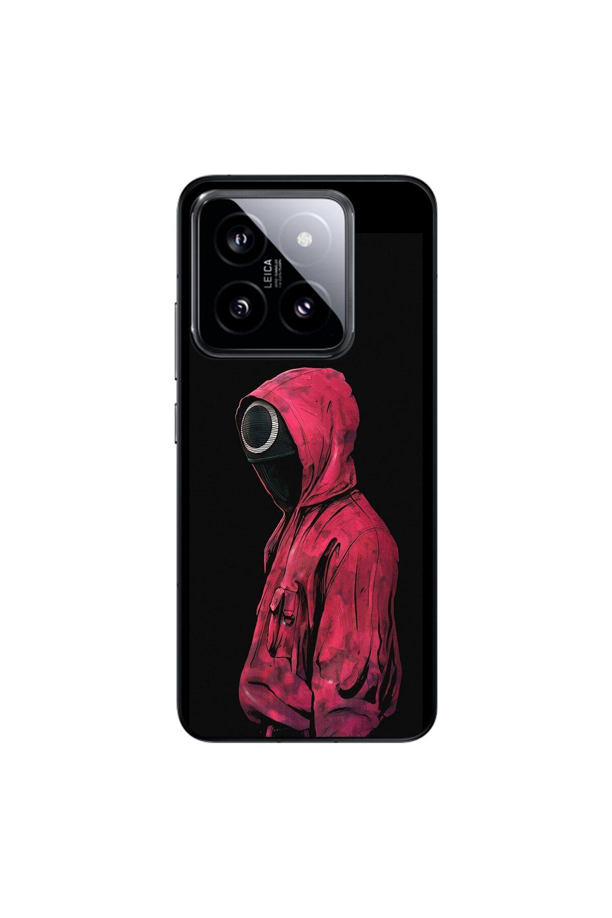 Dali Design Xiaomi Mi 14 Uyumlu Şeffaf Kılıf Squid Game Tasarımlı
