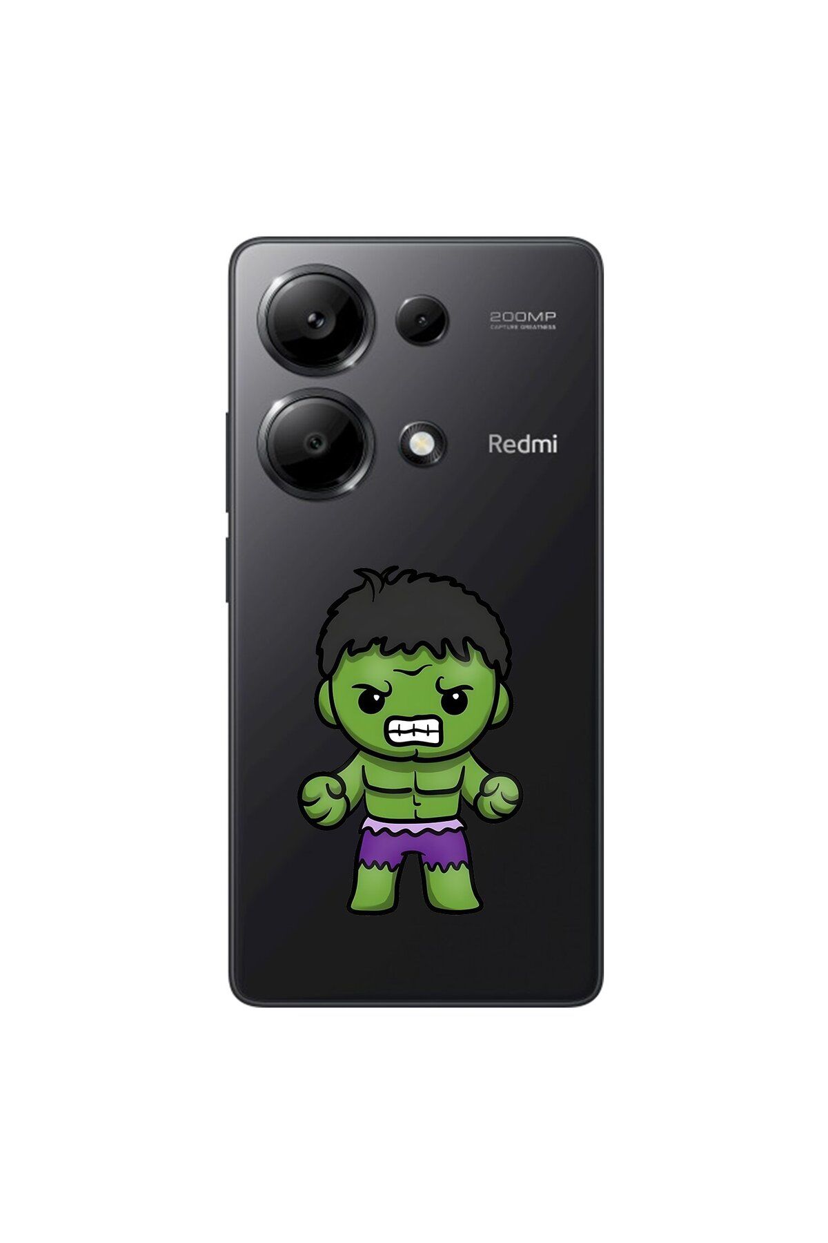 Dali Design Xiaomi Redmi Note 13 Pro Uyumlu Şeffaf Kılıf Chibi 3 Tasarımlı