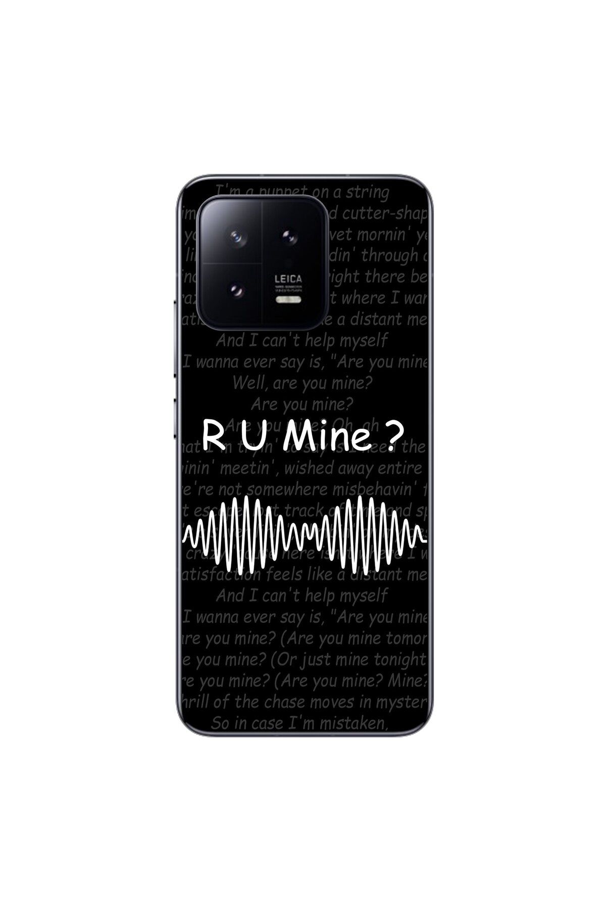 Dali Design Xiaomi Mi 13 Pro Uyumlu Şeffaf Kılıf R U Mine Tasarımlı