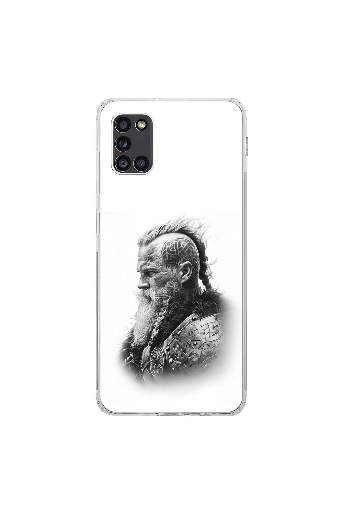 Dali Design Samsung Galaxy A31 Uyumlu Şeffaf Kılıf Nordic 3 Tasarımlı
